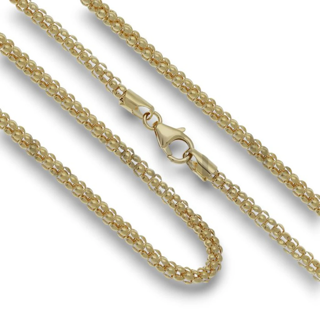 Necklace - 18 kt. Yellow gold - Korean stitch 13.5 g