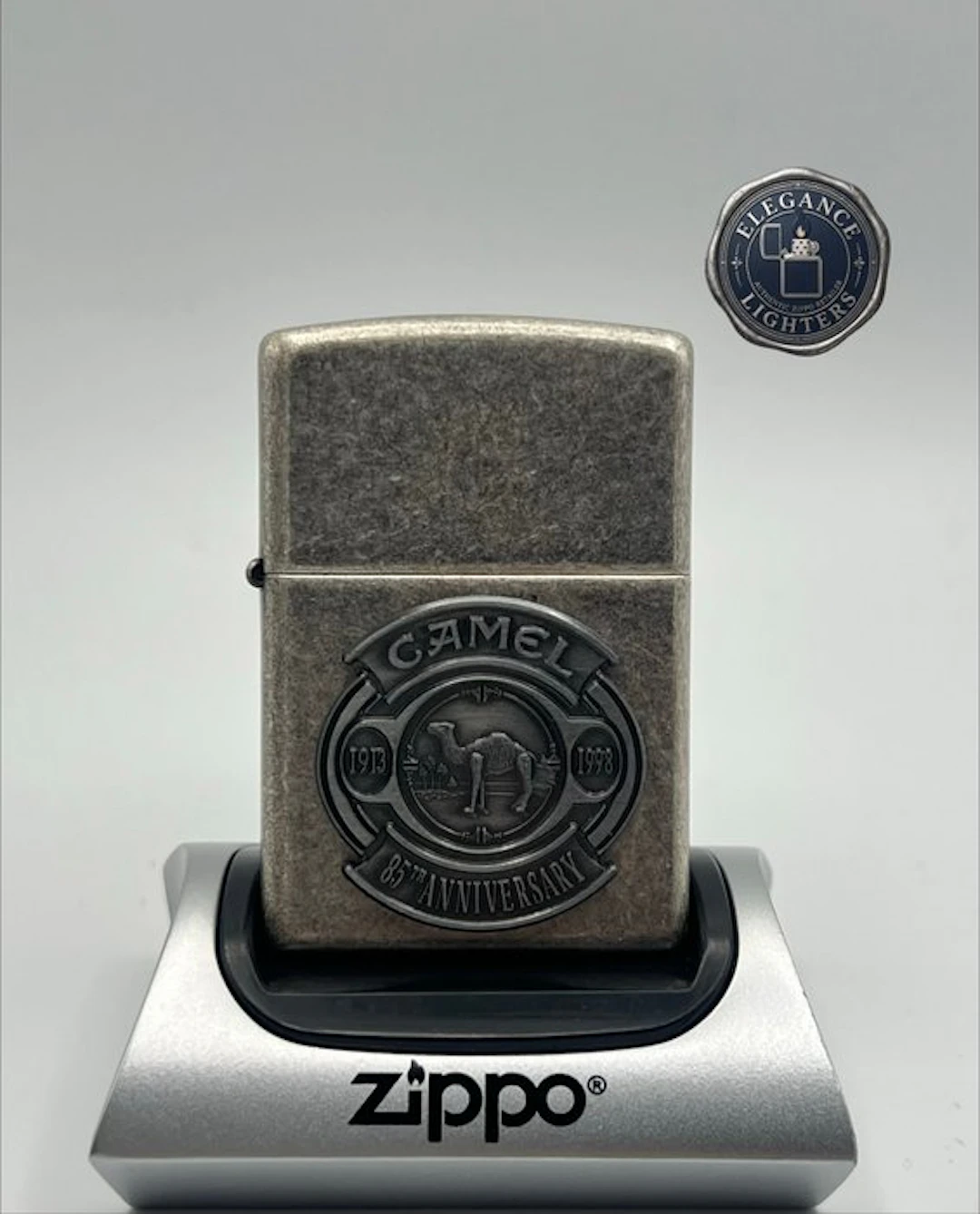 Zippo - Exclusive Vintage Camel 85th Anniversary Emblem...