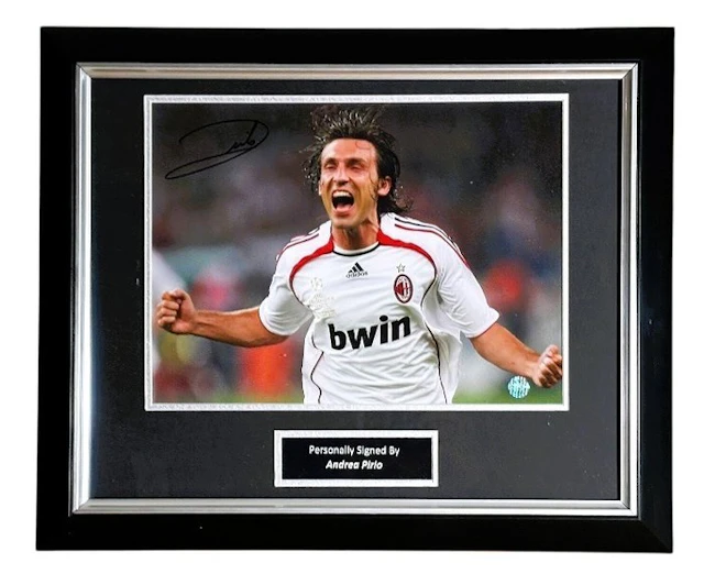 AC Milan - Italian Football League - Andrea Pirlo Signed...