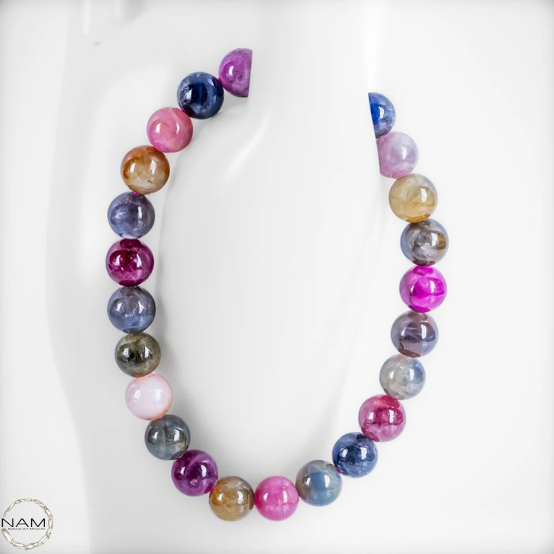 Magical Ruby-Sapphire Bracelet – A kaleidoscope of...