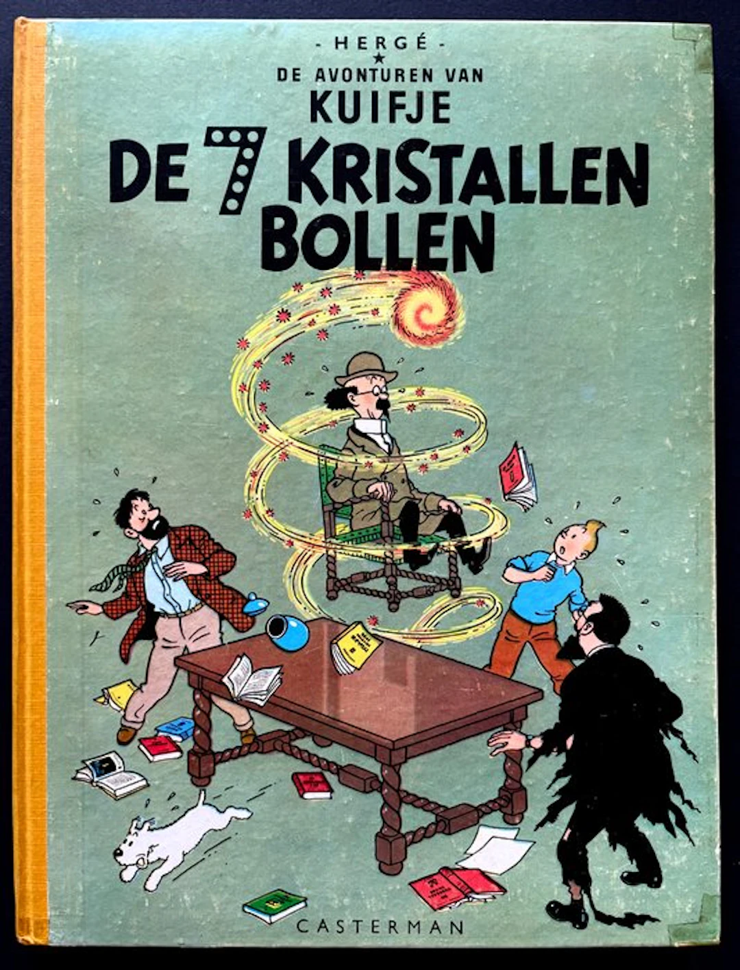 Kuifje 13 - De 7 Kristallen Bollen - 1 Album - Reprint - 1956