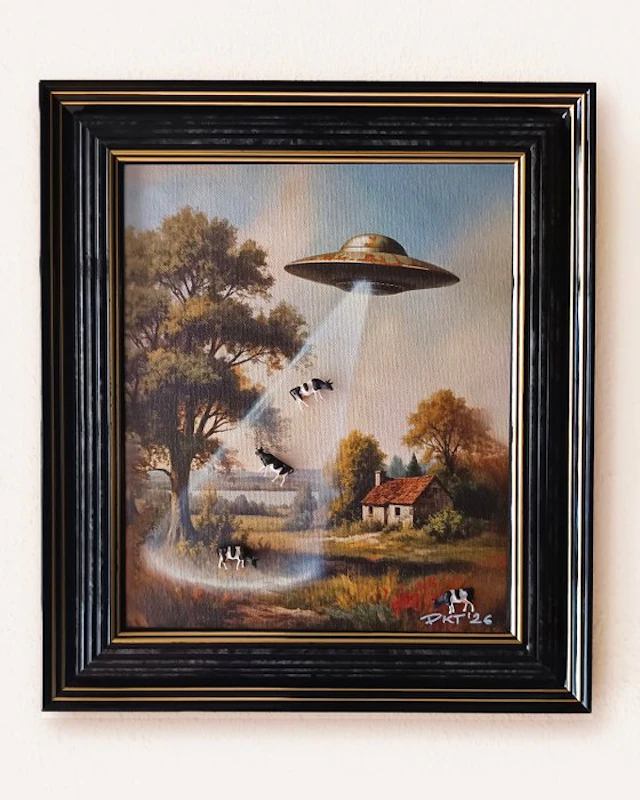 DKT Nando - Pastoral Paranormal - Framed 3D Art