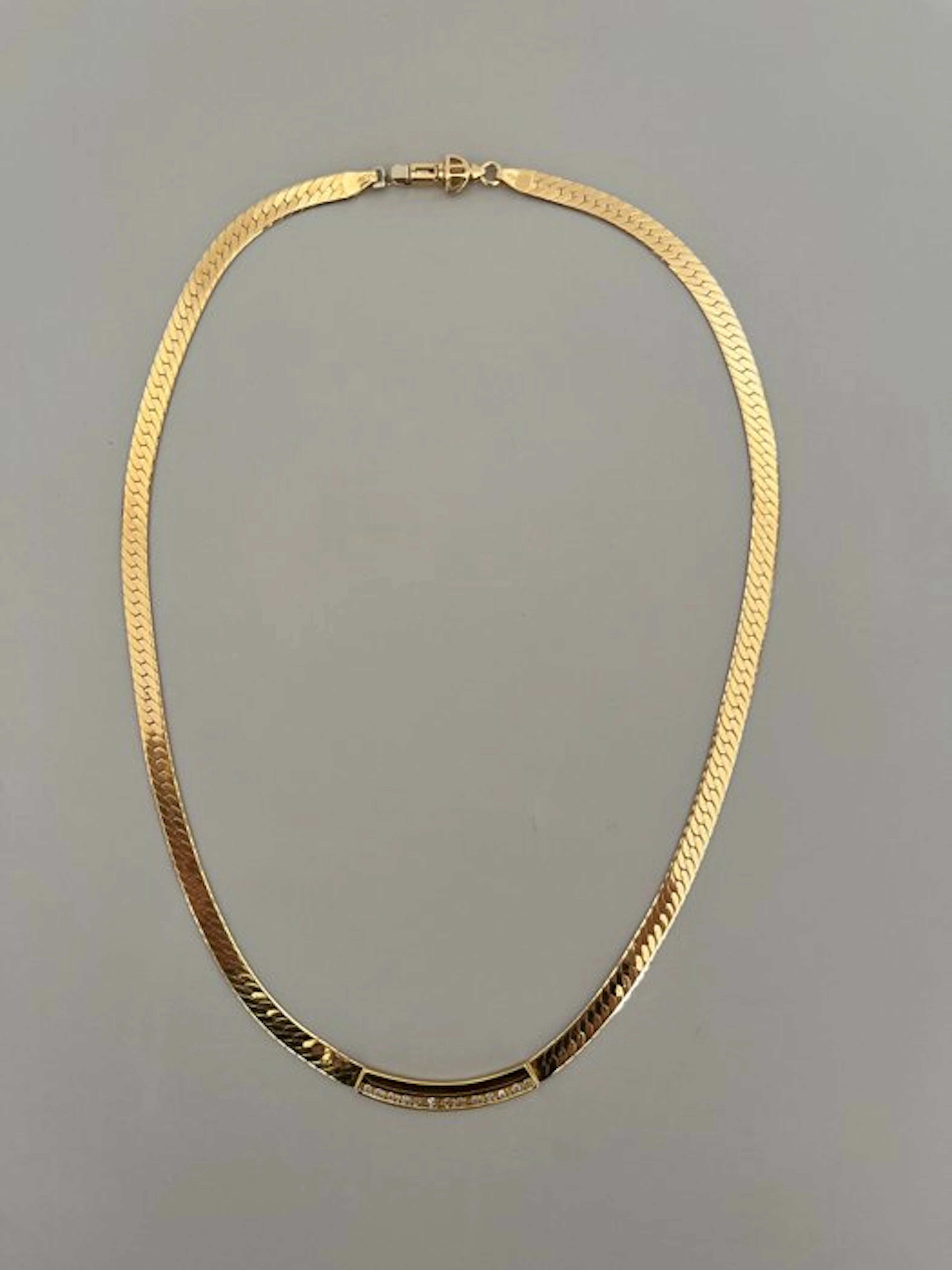 Necklace - 18 kt. Yellow gold - 0.20ct. tw. Diamond (Natural) - Diamond