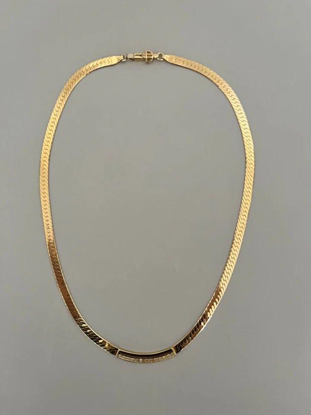 Necklace - 18 kt. Yellow gold - 0.20ct. tw. Diamond (Natural) - Diamond
