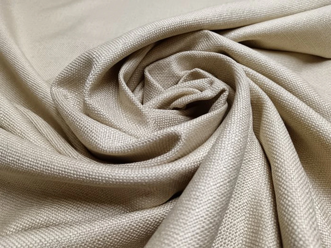 Pure linen E 281 size 6.00×1.40 m - Textile - 600 cm...