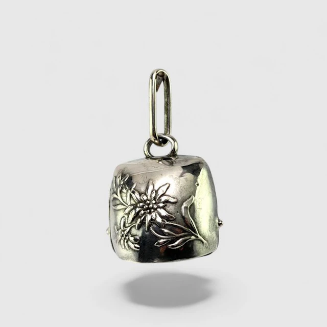 Decorative bell - Edelweiss enduring love - Jugendstil...