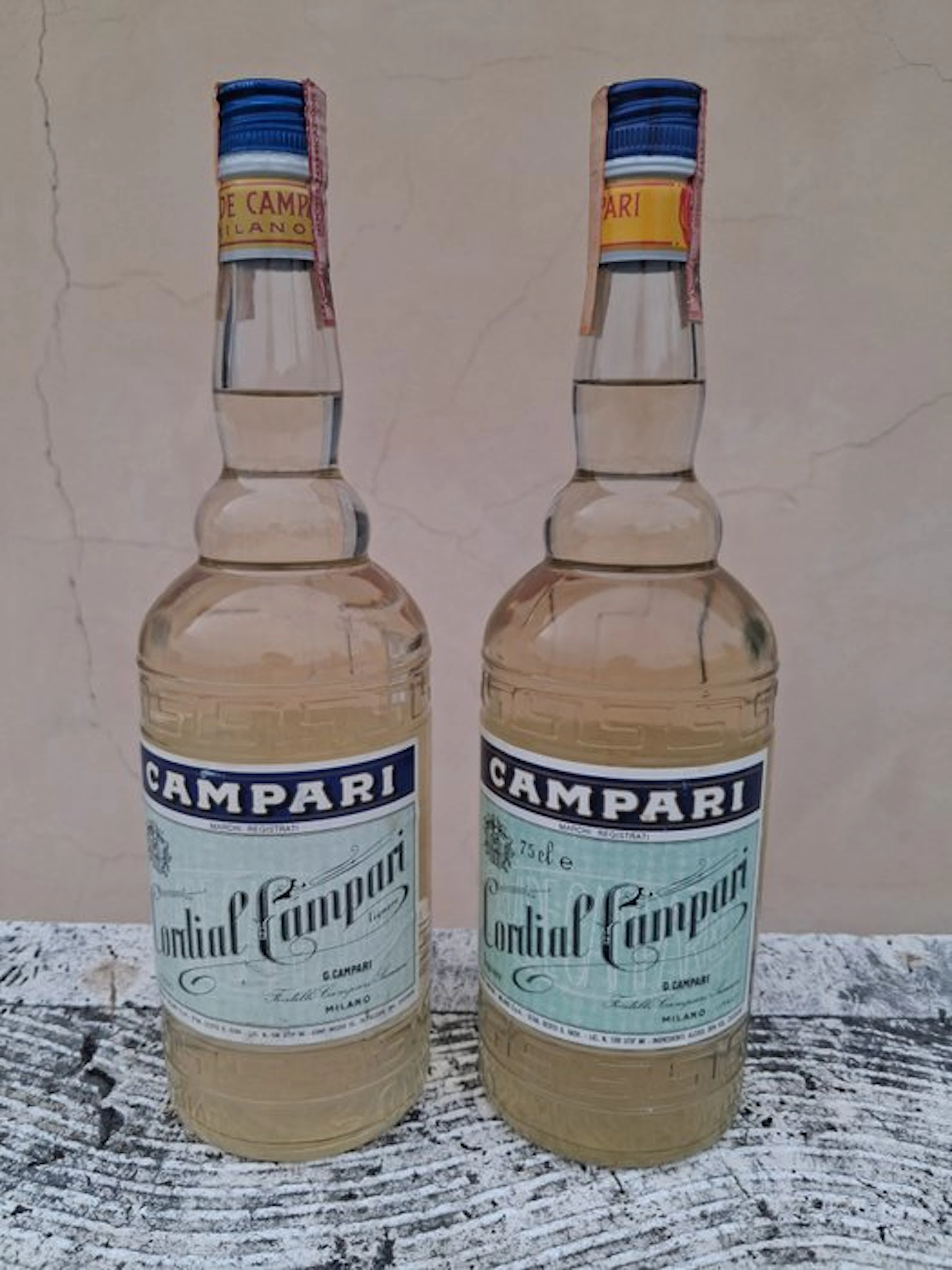 Campari - Cordial Campari - b. 1980s - 75cl - 2 bottles