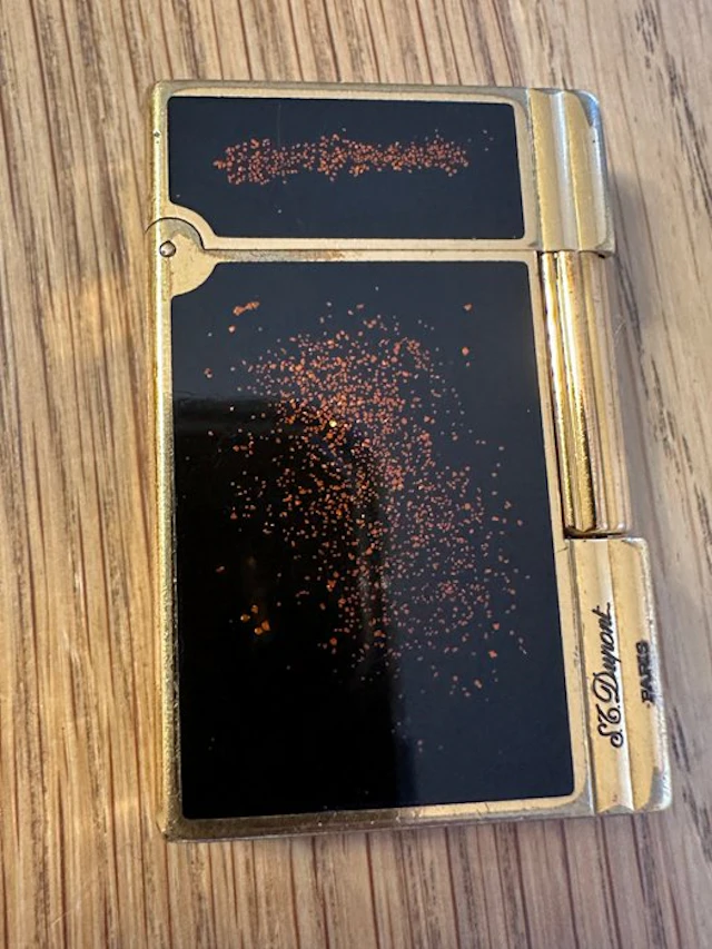 S.T. Dupont - Gatsby, Goldstaub - Lighter - Gold-plated, Enamel