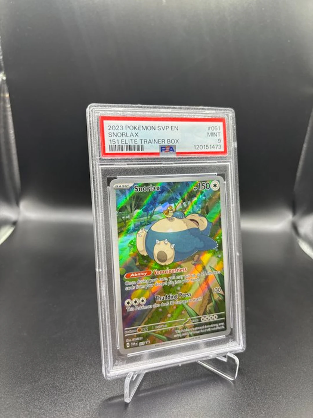 Pokémon - 1 Graded card - Snorlax 051 - PSA 9 - Scarlet...