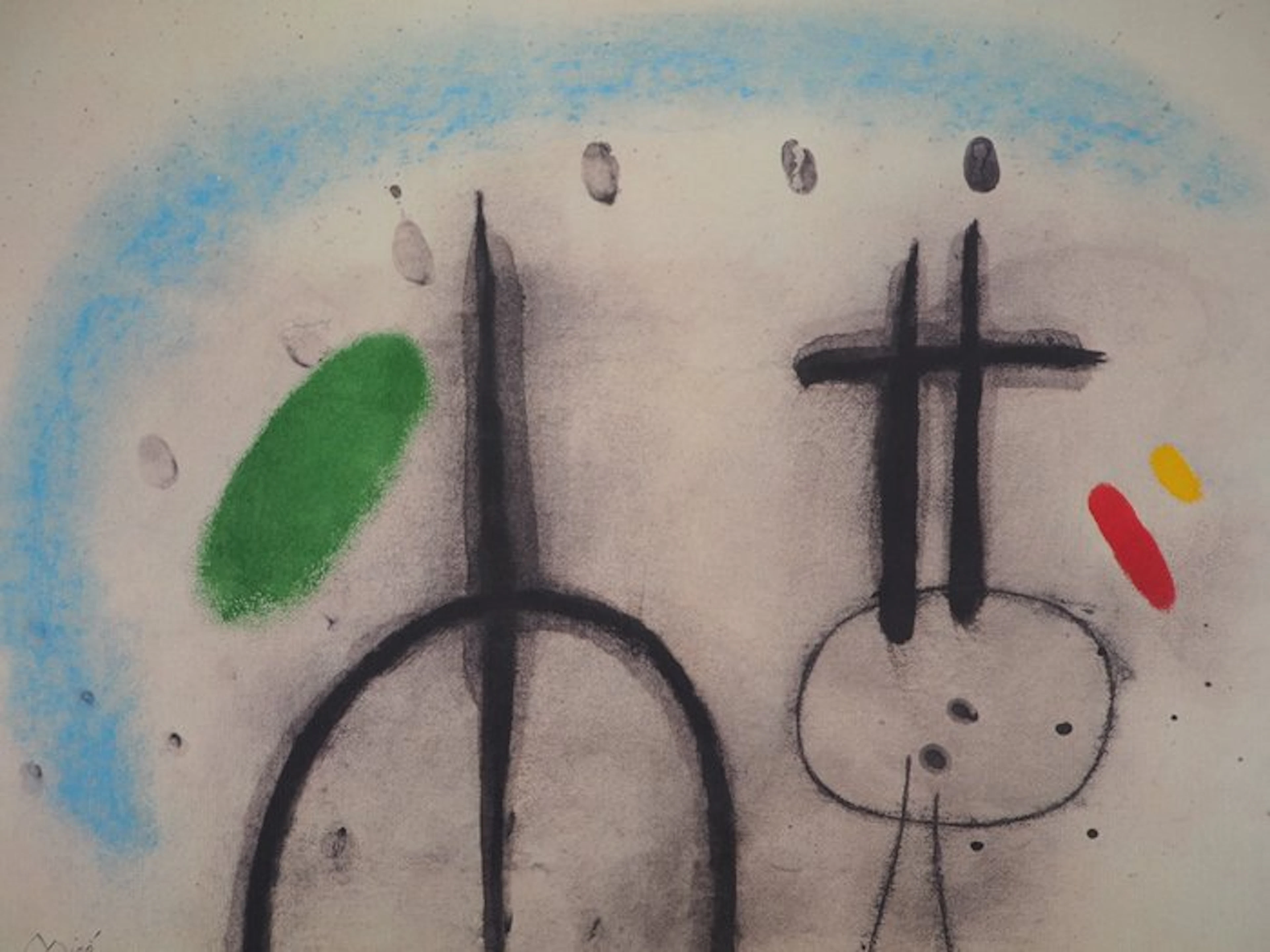 Joan Miro (1893-1983) - Personnages surréalistes