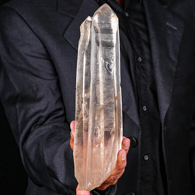 Twin Point - Double Lemurian Point - Very Rare Massive...