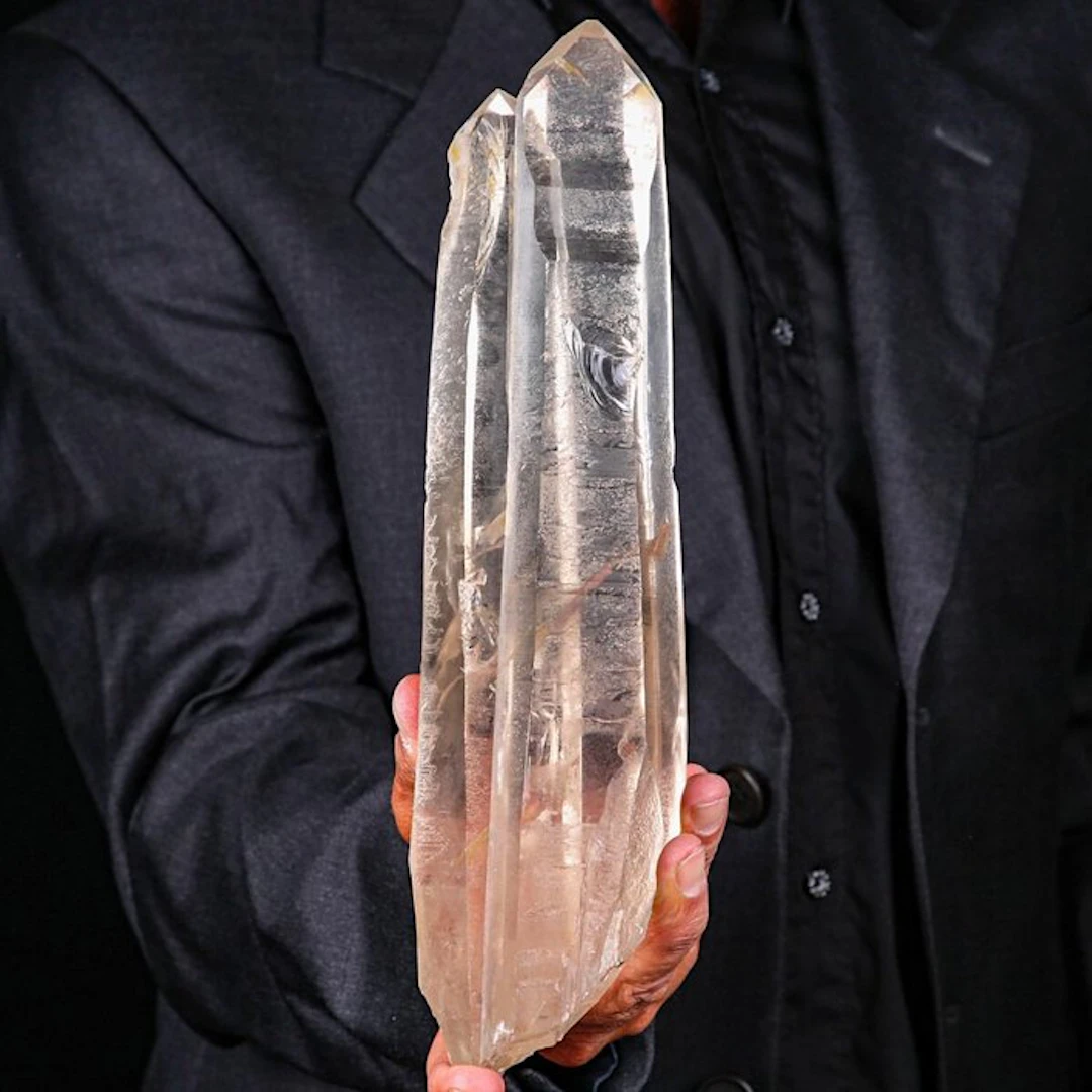 Twin Point - Double Lemurian Point - Very Rare Massive...