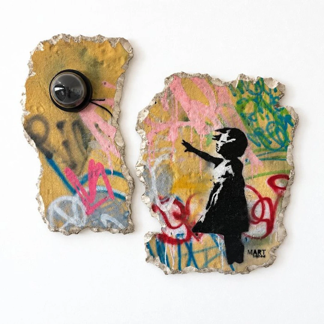 Mart Signed - Bye Bye Bye Cctv (Banksy remake)
