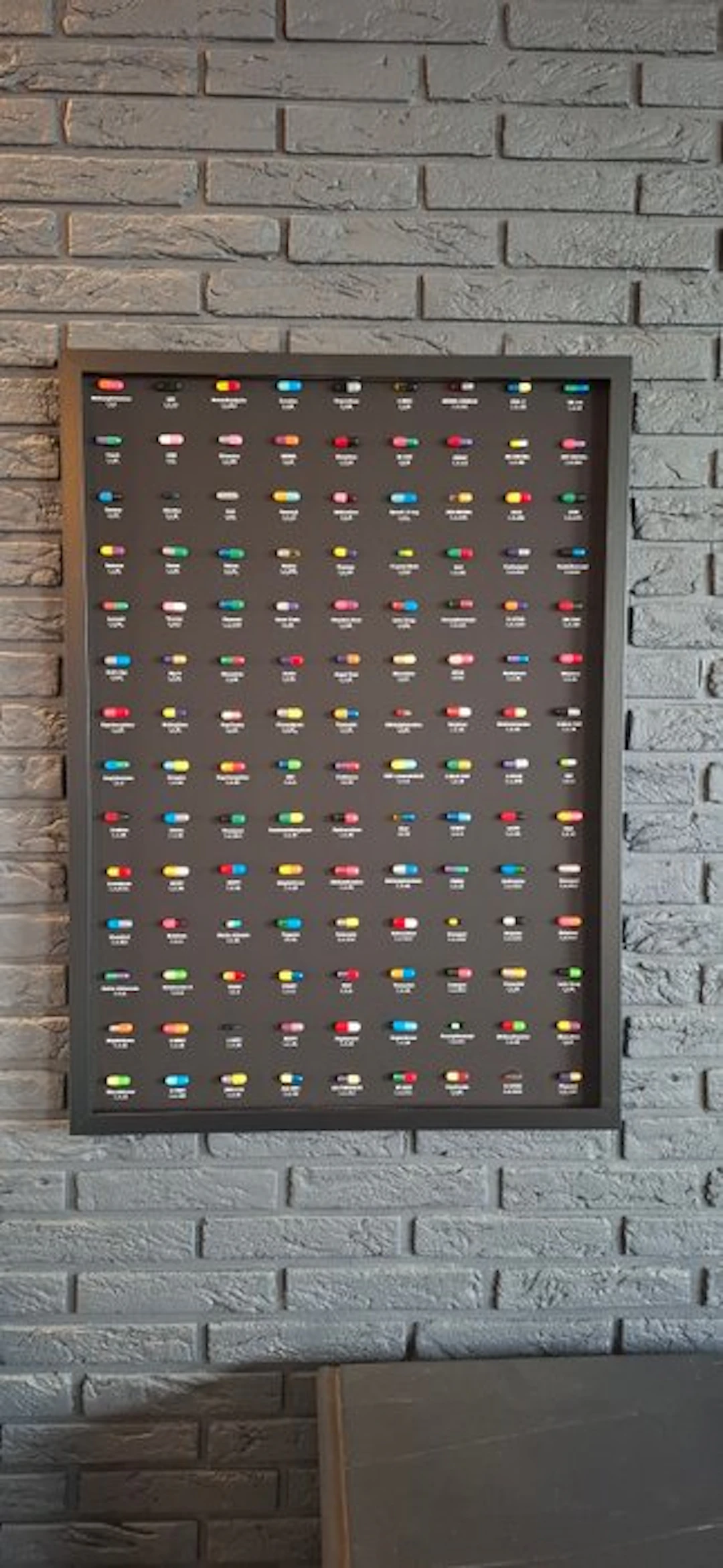 ELEMENTAL - Pills Menu XXL - 72 x 52 cm