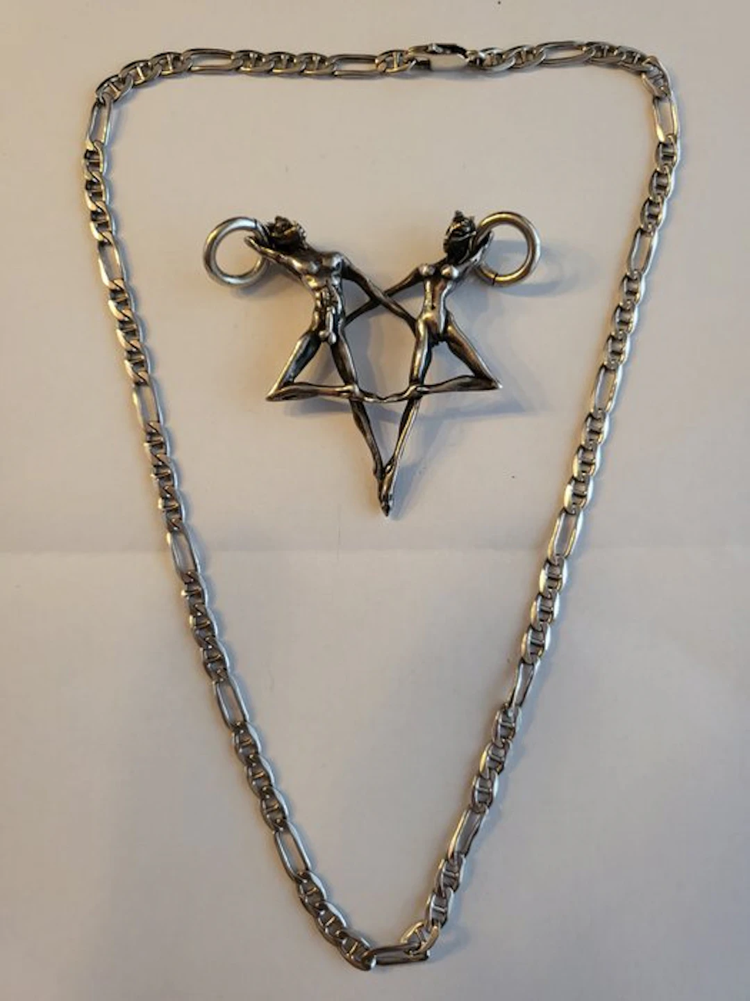 No reserve price - Necklace with pendant Silver - Esotericism-Magic