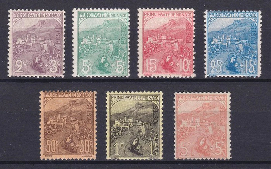 Monaco 1919 - For the Benefit of the War Orphans —...