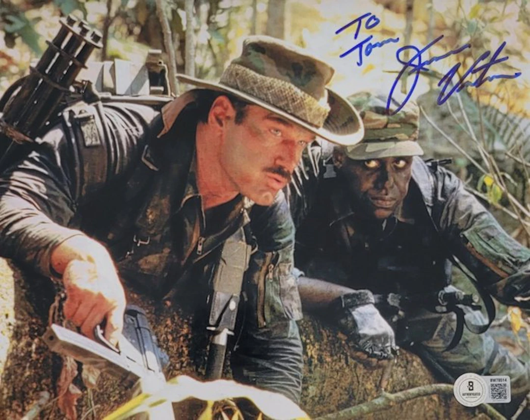 Predator - Jesse Ventura (Blain Cooper) - Autograph, Photo With Beckett COA