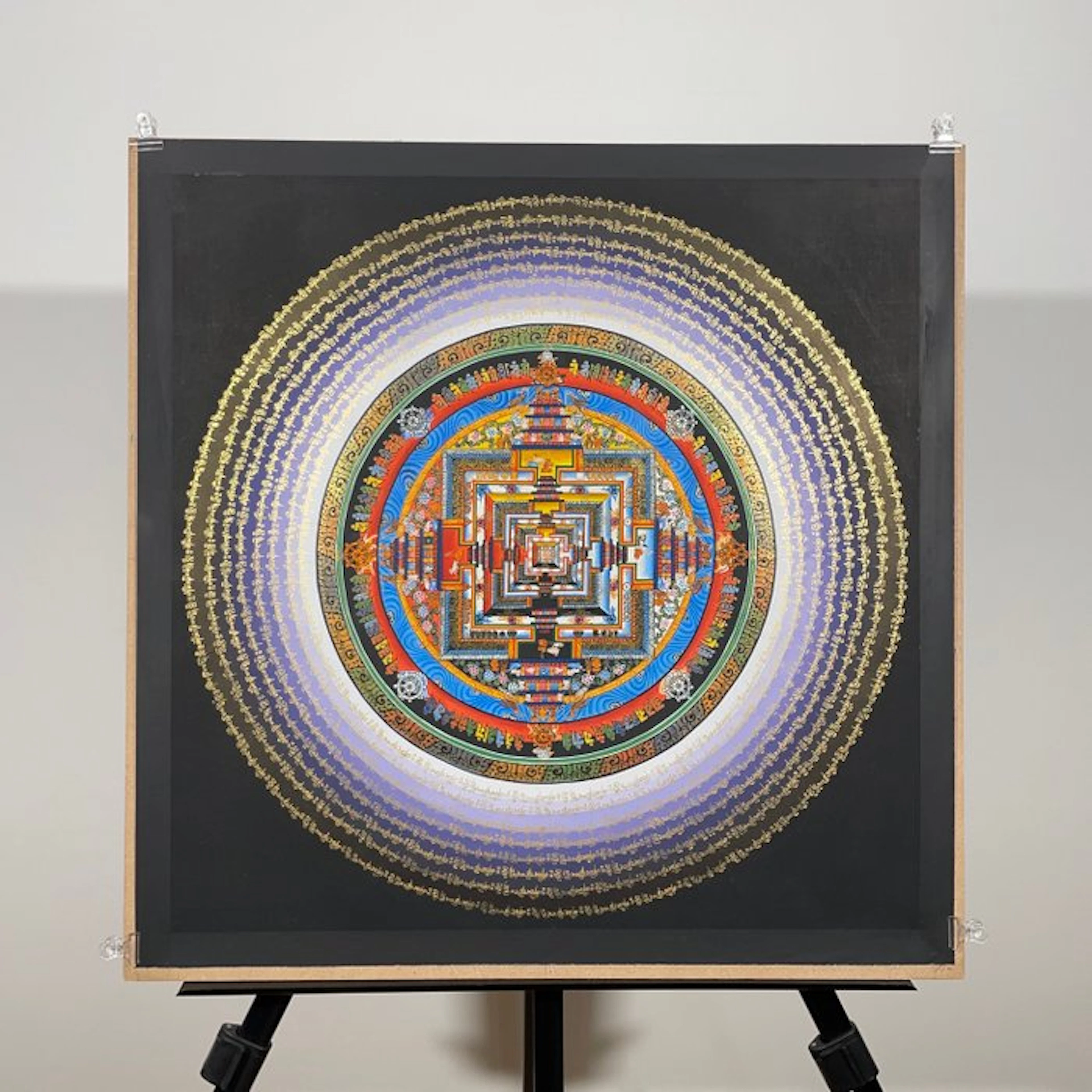 53 cm - Painting of Tibetan Tradition - Mandala...