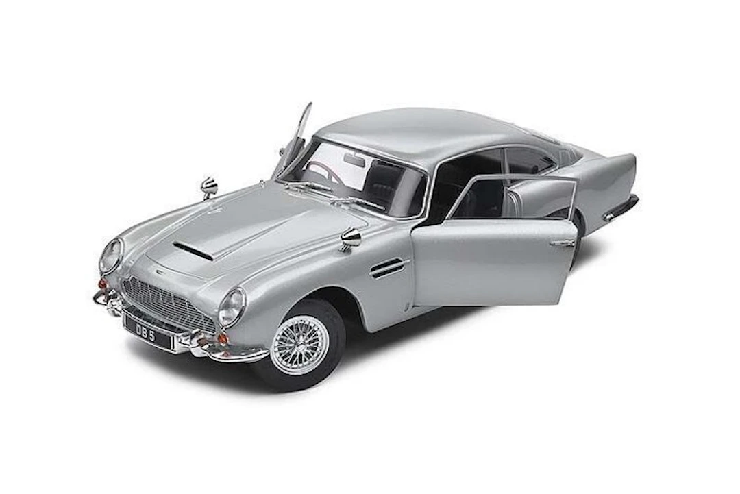 Solido 1:18 - Model sports car - Aston Martin DB5 (1964) Birch Silver