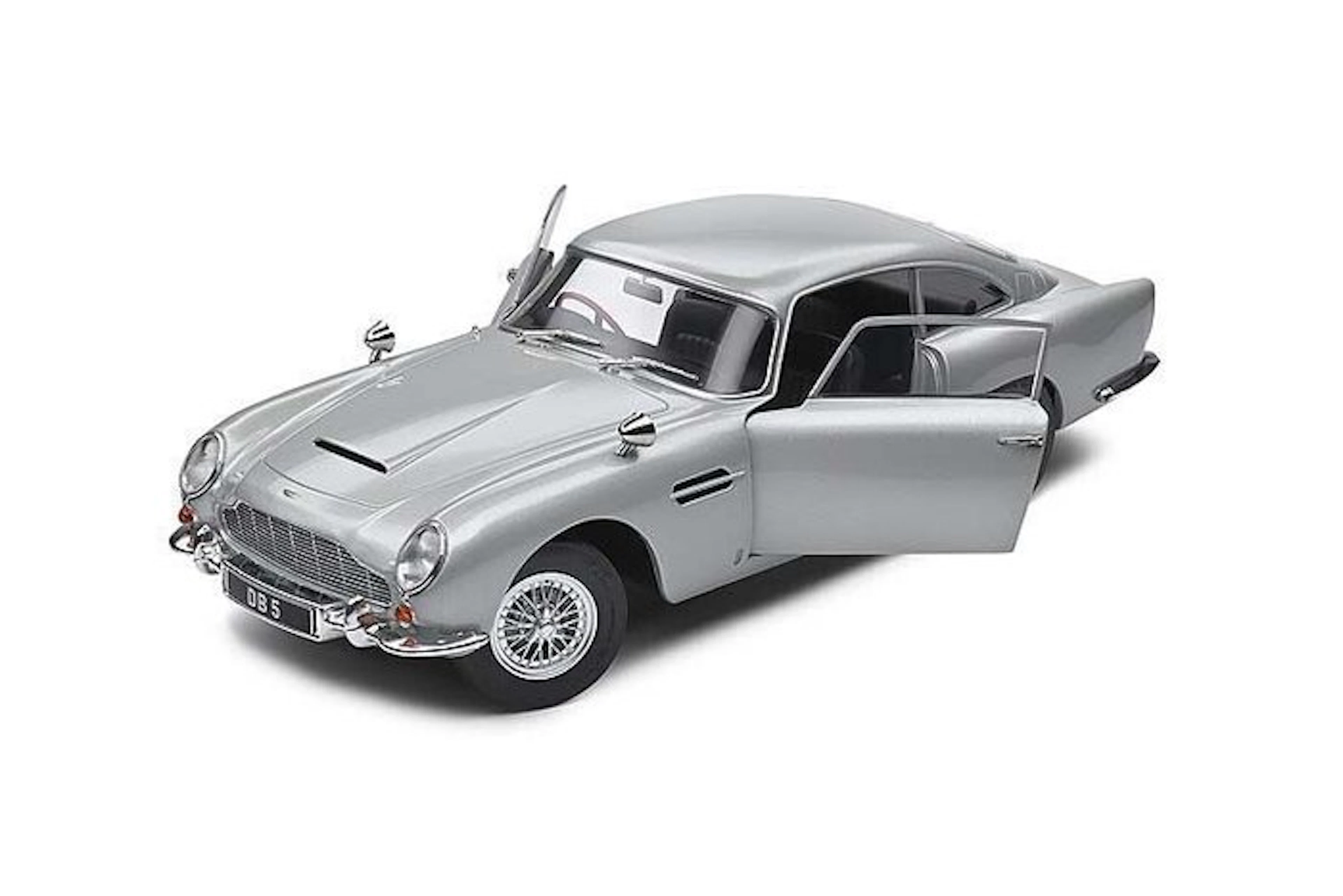 Solido 1:18 - Model sports car - Aston Martin DB5 (1964) Birch Silver
