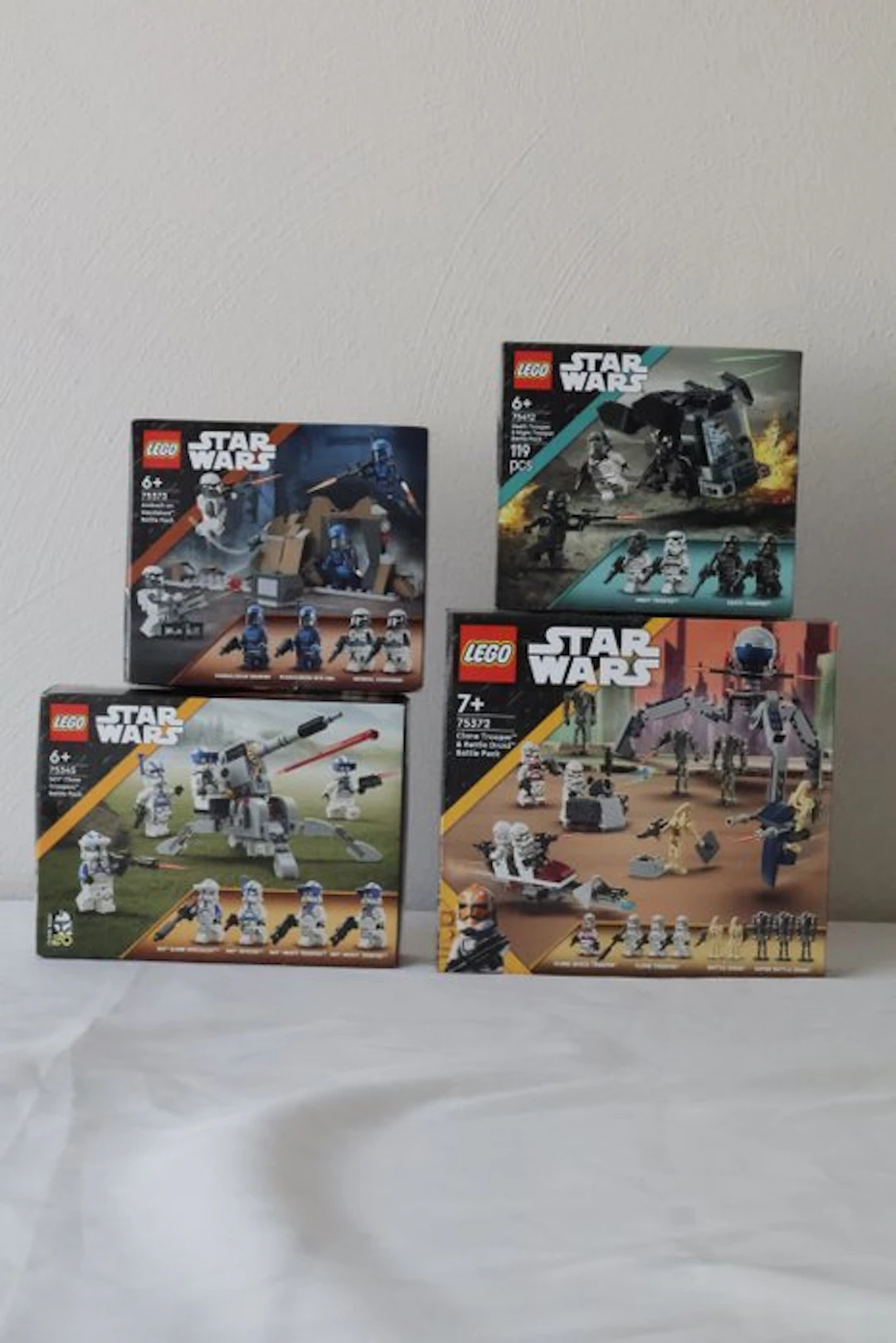 LEGO Set - Star Wars - 4 Battle Packs: 75372 Clone Trooper & Battle Droid