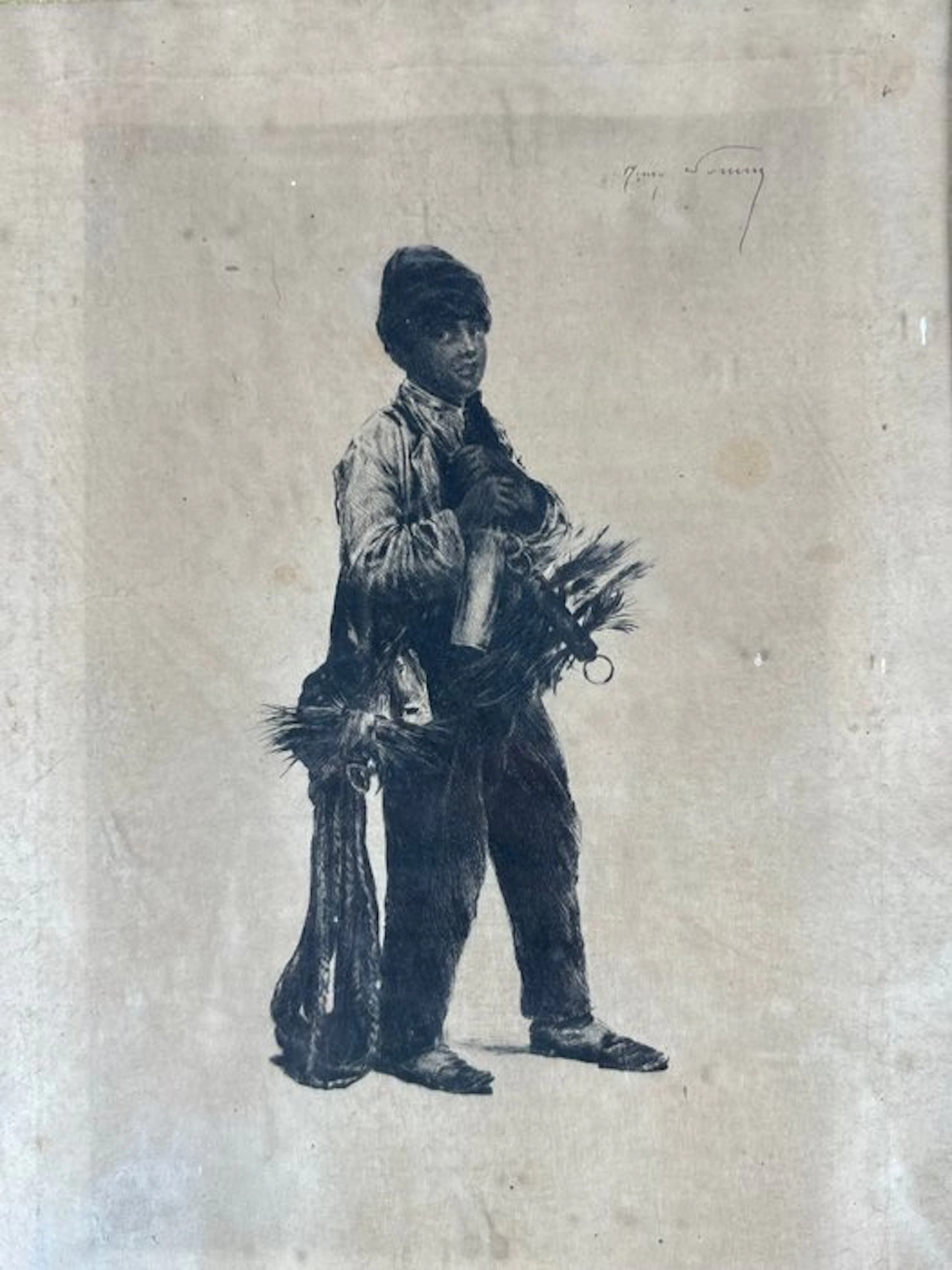 Henry Somm (1844-1907) - Le petit ramoneur Savoyard