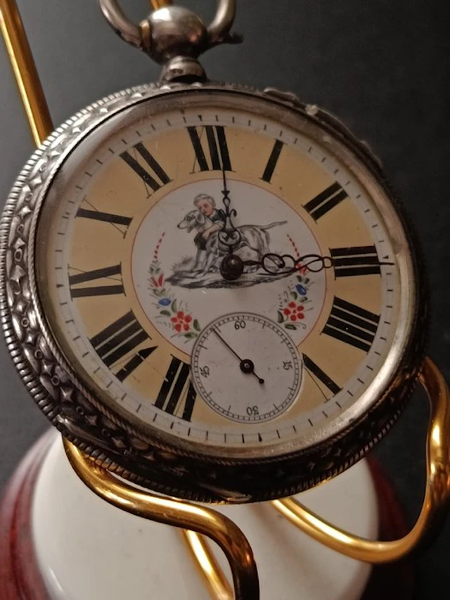 Bautte - Geneve - Orologio da Tasca "BAUTTE à Genève" in Argento