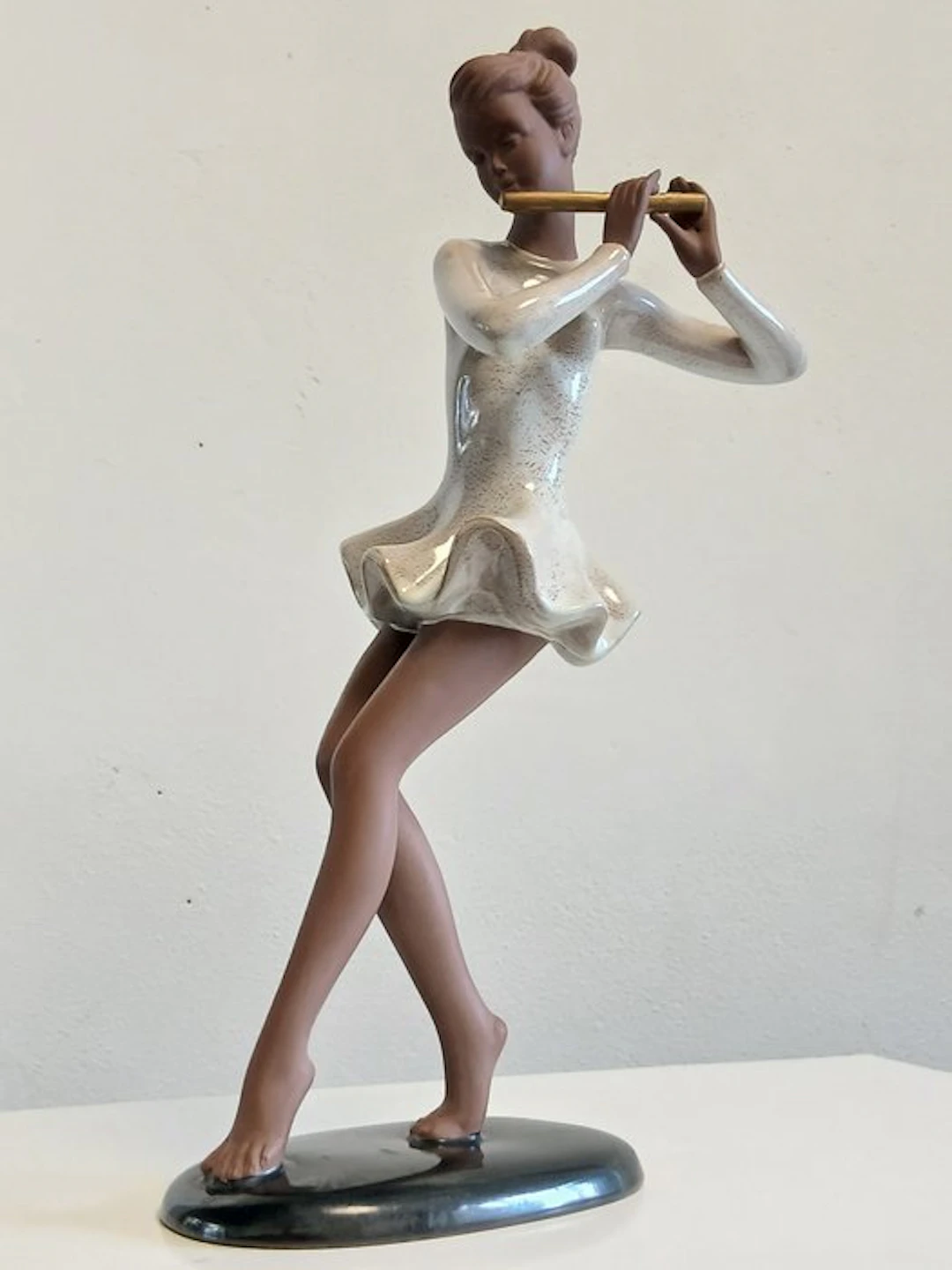 Goldscheider - Statue, Art deco fluit danseres - 38.5 cm - Ceramic