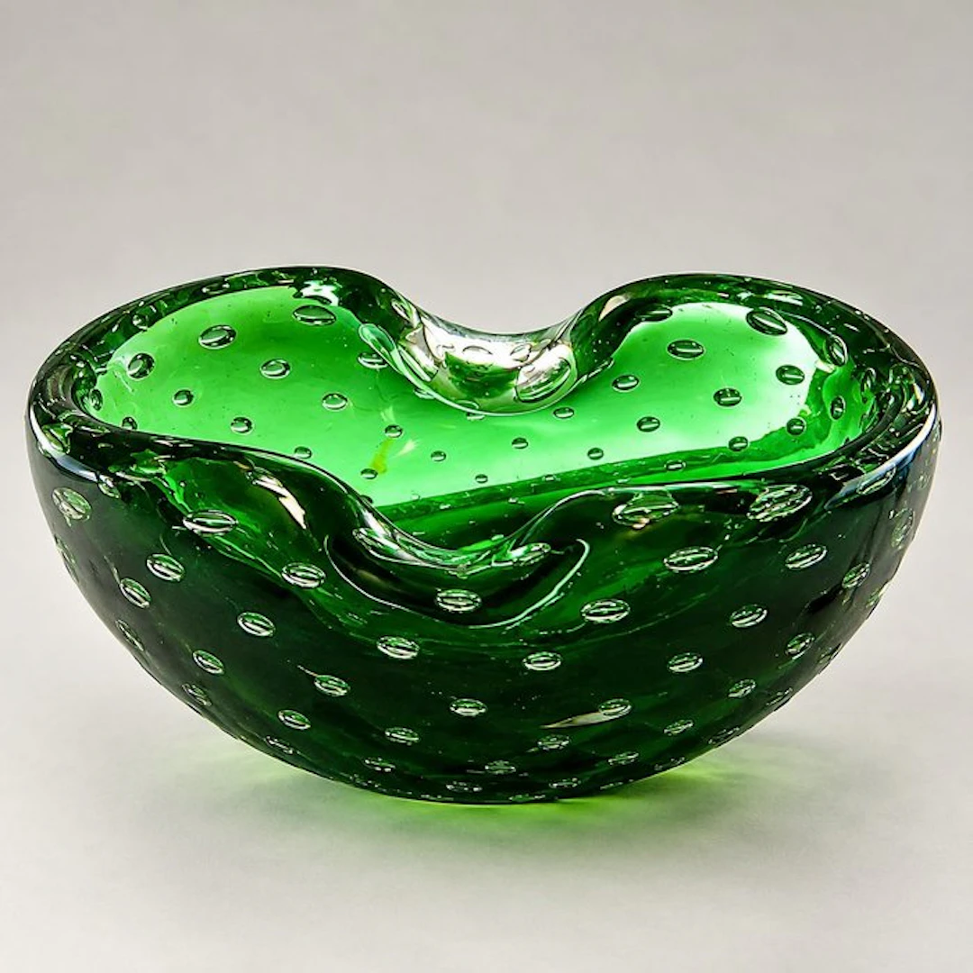 Ashtray - Sculpture. - Murano artistic glass.