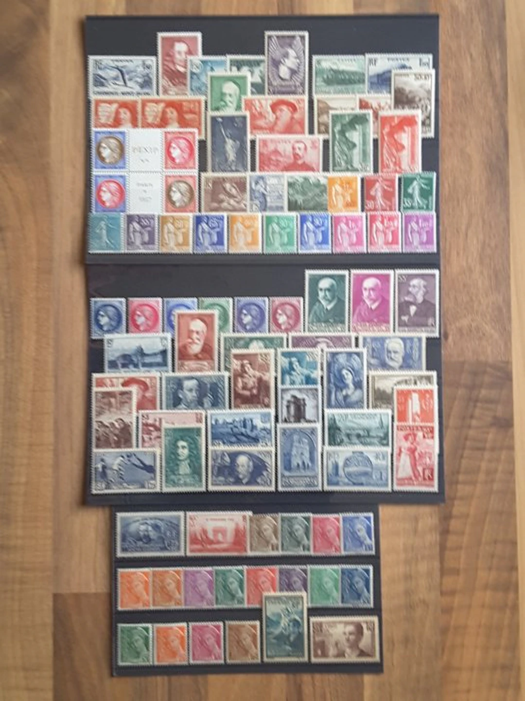 France 1937/1938 - Two full years of common stamps