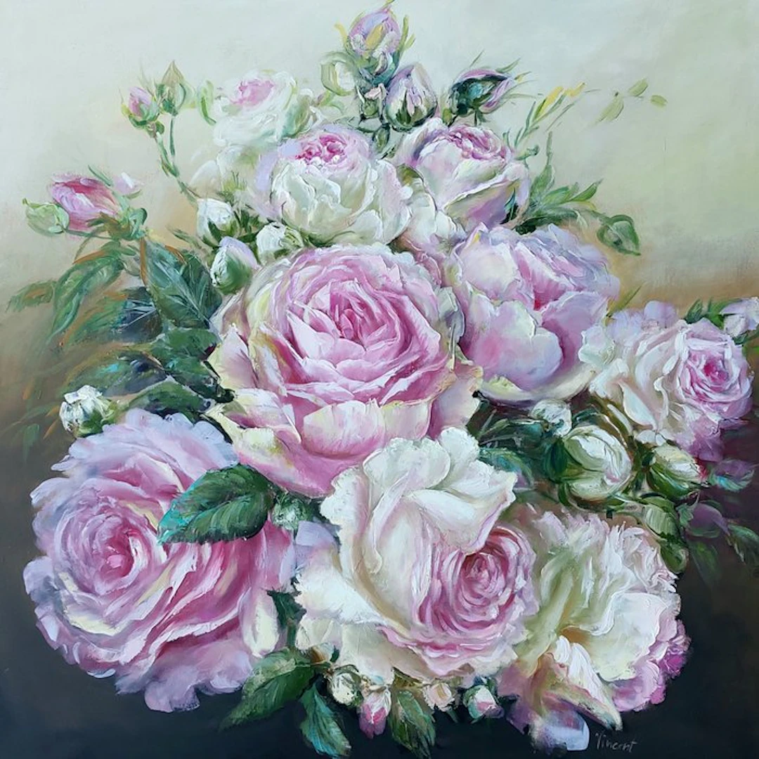 Vincent (XXI) - Rose rosa