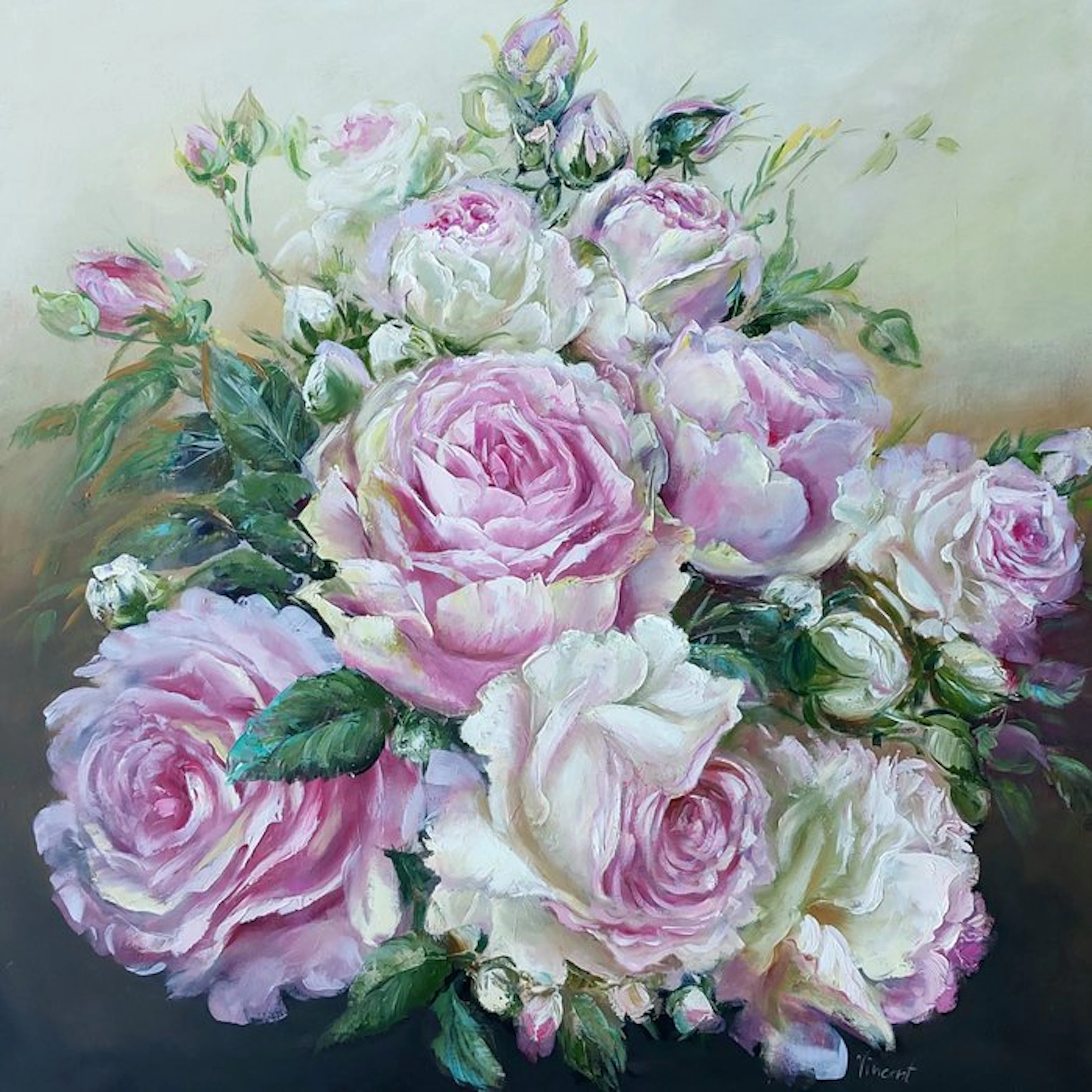 Vincent (XXI) - Rose rosa