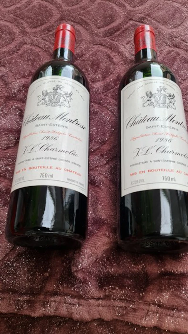1986 Chateau Montrose - Saint-Estèphe 2ème Grand Cru Classé - 2 Bottles (0.75L)