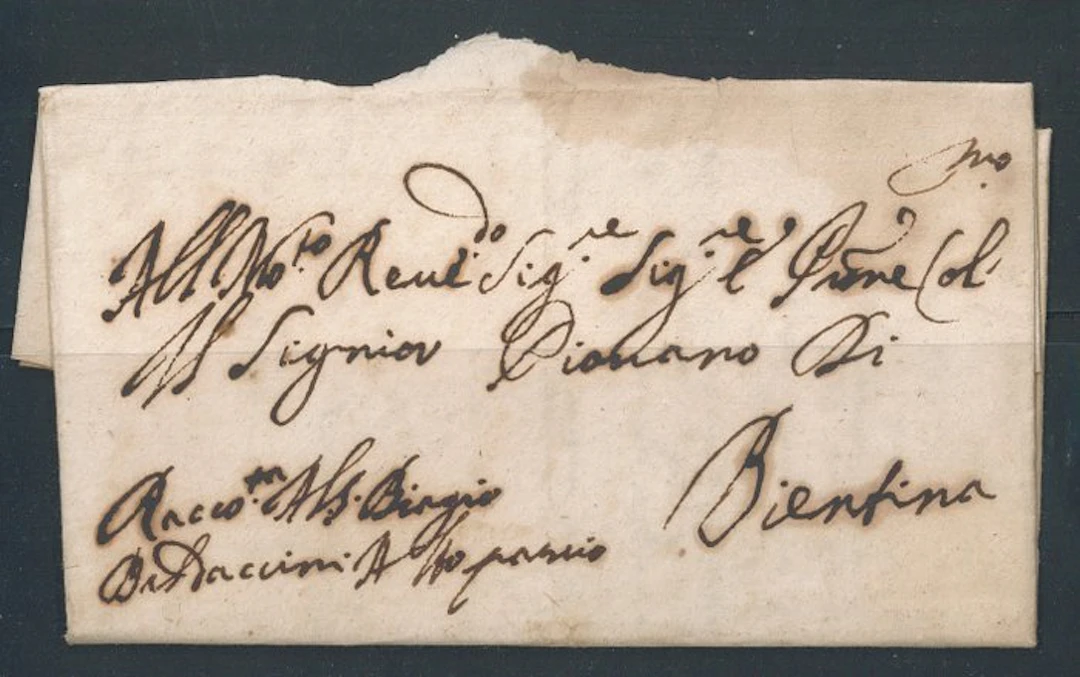 Italian Ancient States - Tuscany - PESCIA - Letter dated...