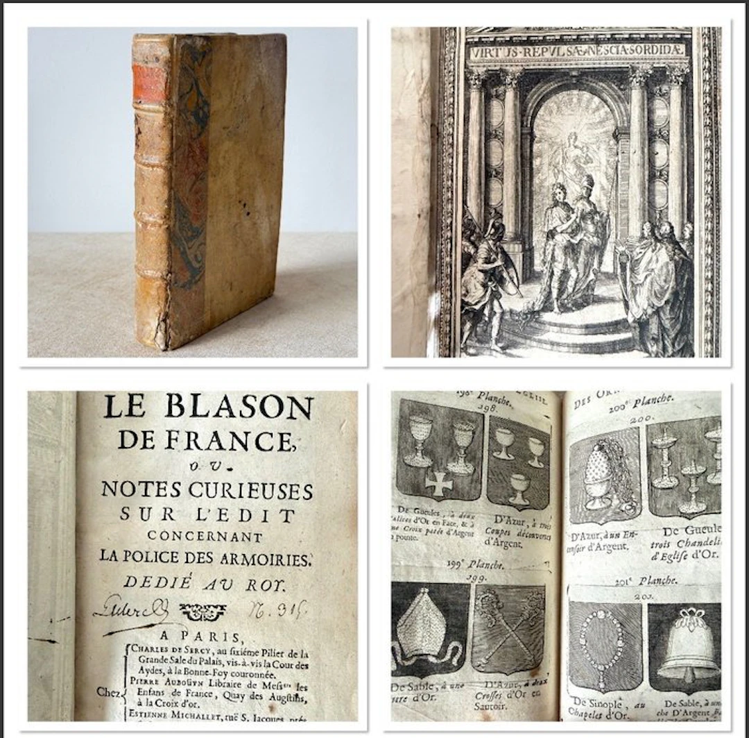 M. Simon - Le Blason de France - 1697