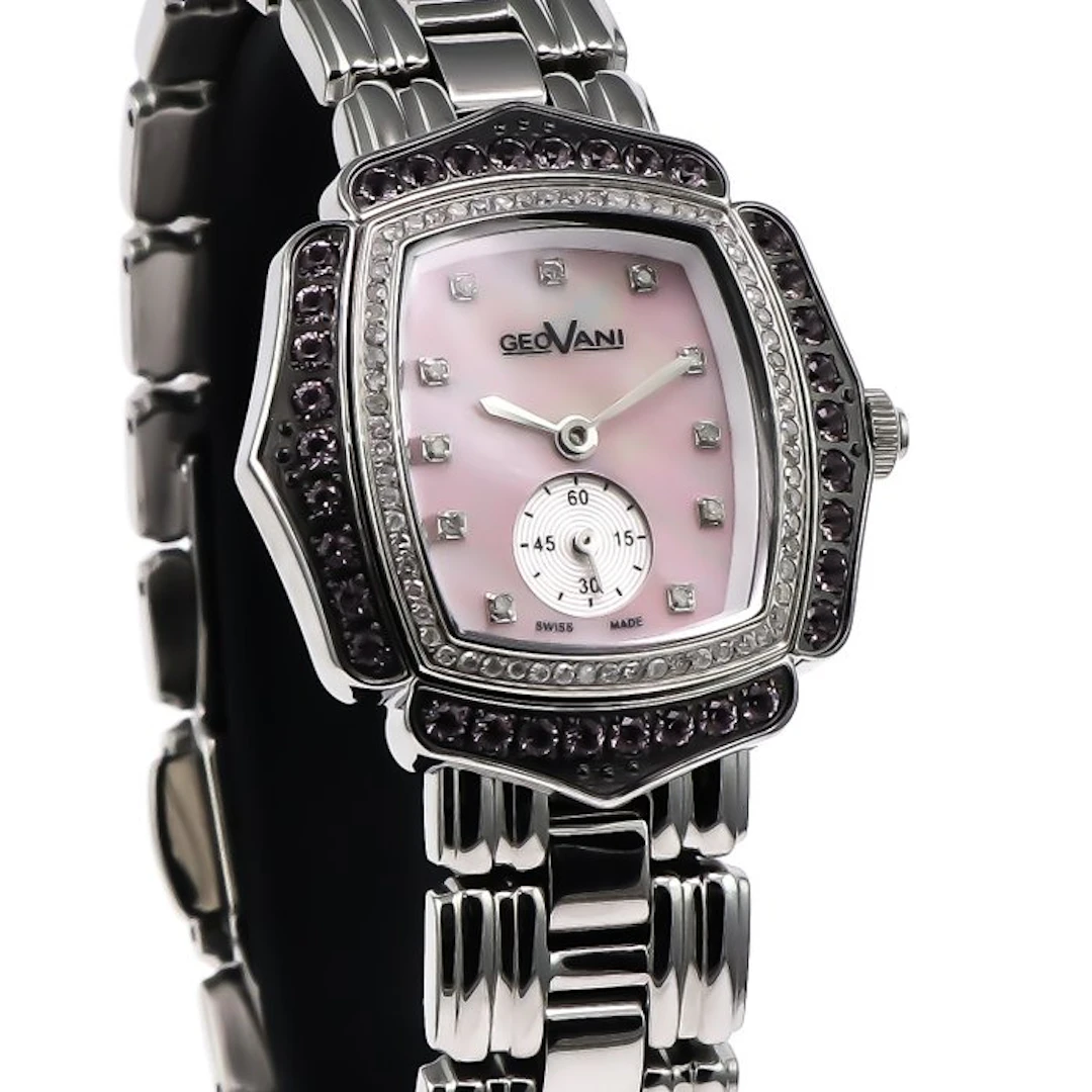Geovani - Swiss Diamond Watch - GOL593-SS-D-6 - No...