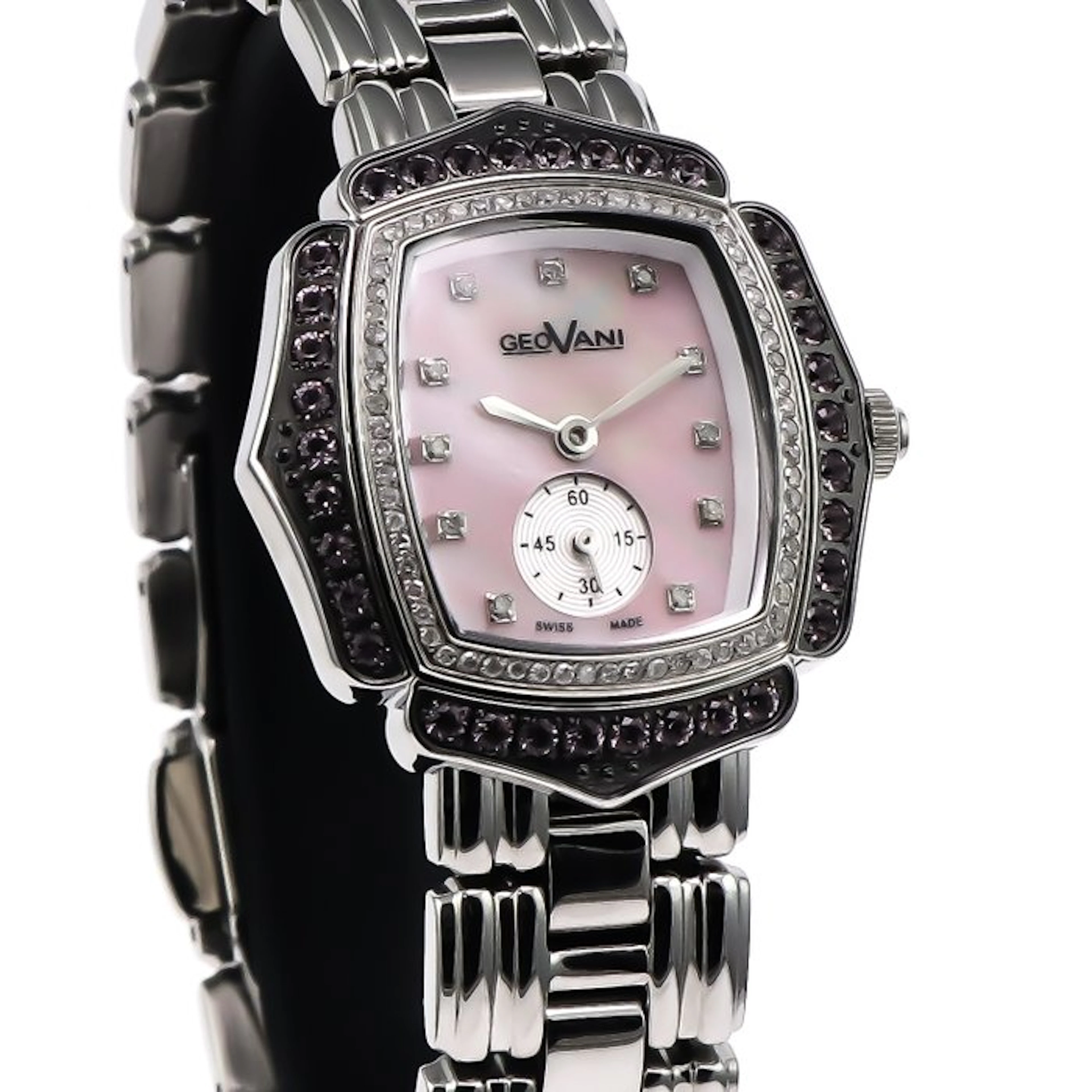 Geovani - Swiss Diamond Watch - GOL593-SS-D-6 - No...