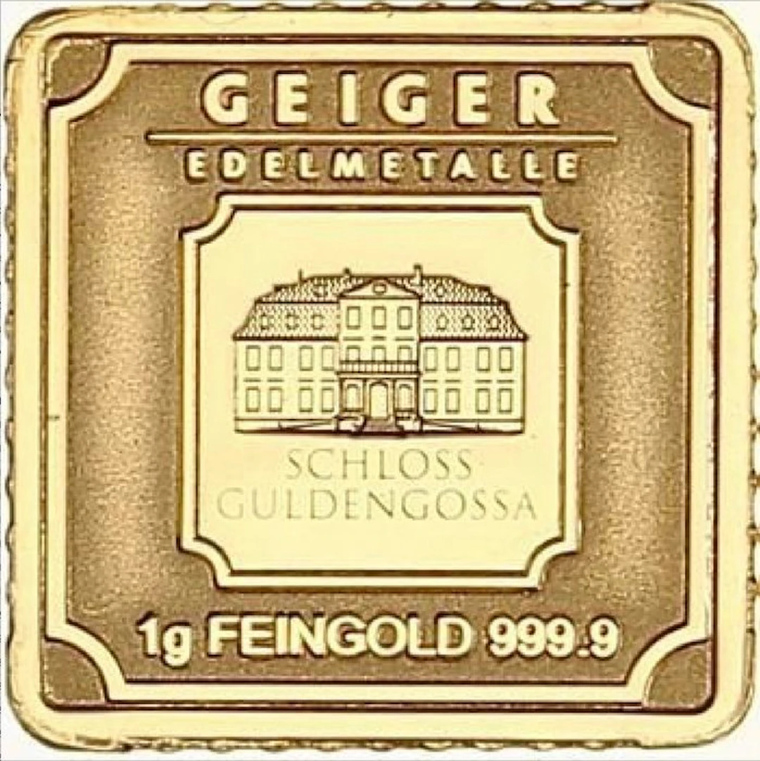 1 gram - Gold .999 - Geiger Edelmetalle, Germany (No reserve price)