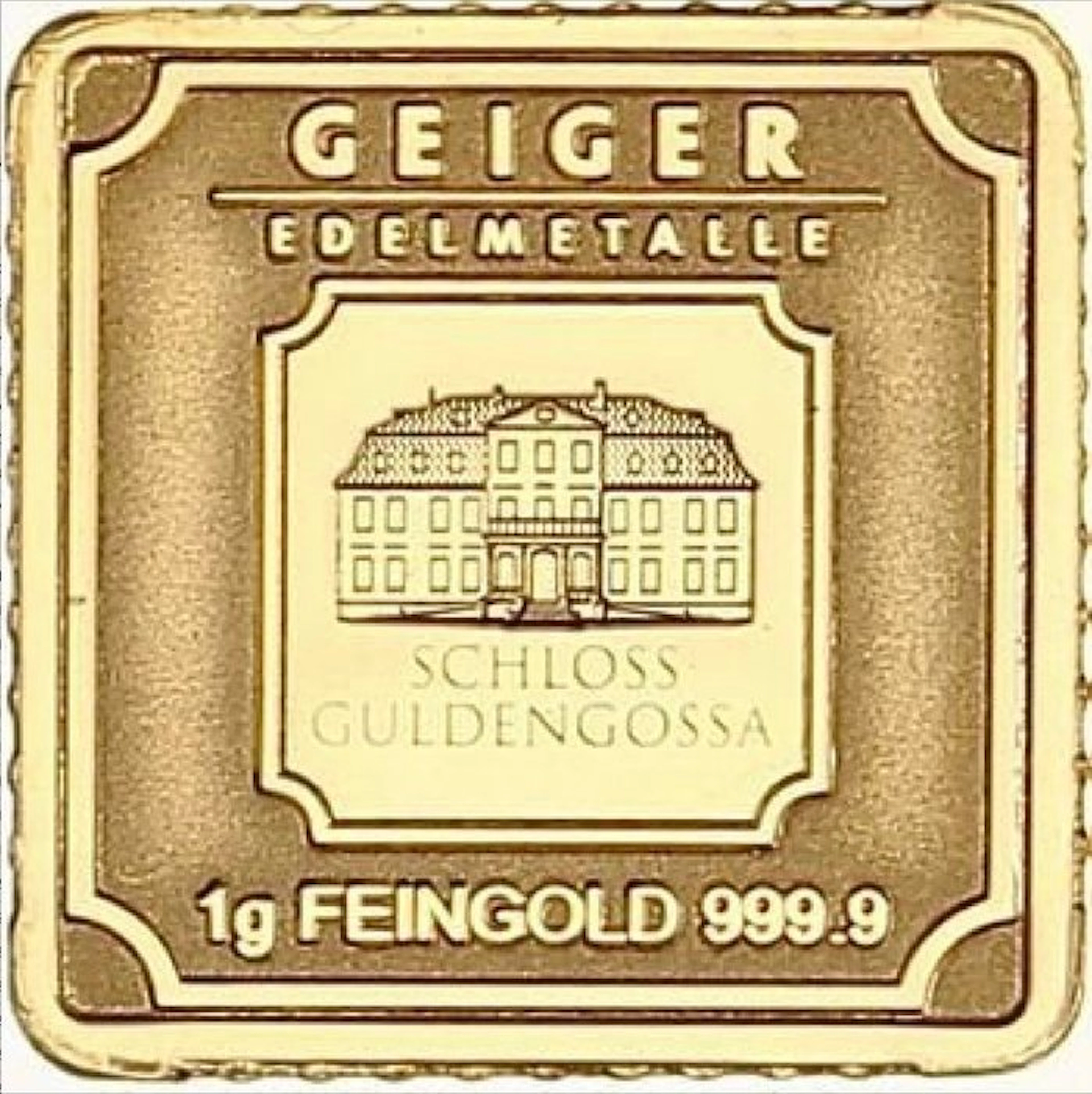 1 gram - Gold .999 - Geiger Edelmetalle, Germany (No reserve price)