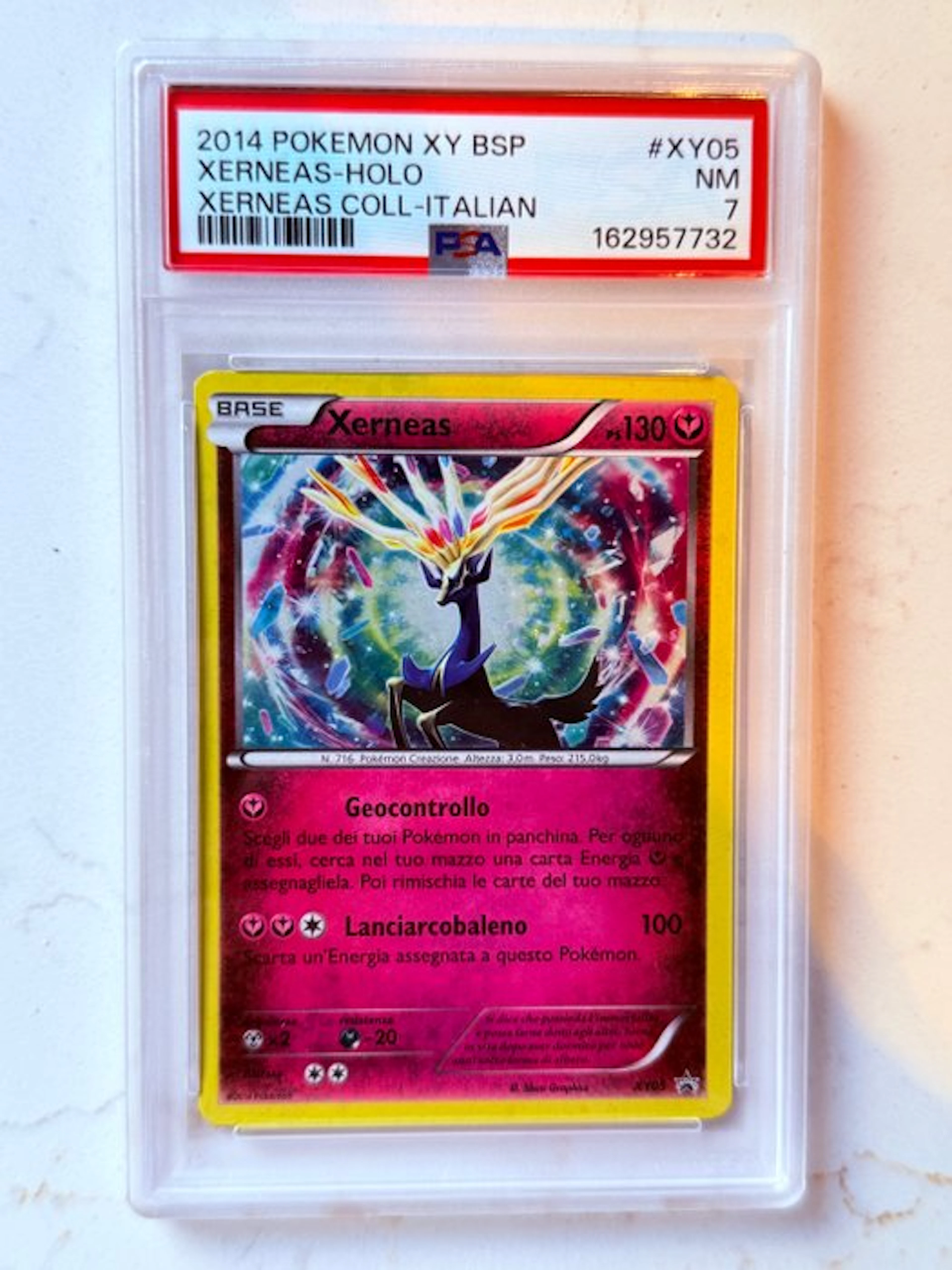 Pokémon - 1 Graded card - Xerneas XY05 Foil - PSA 7 - XY
