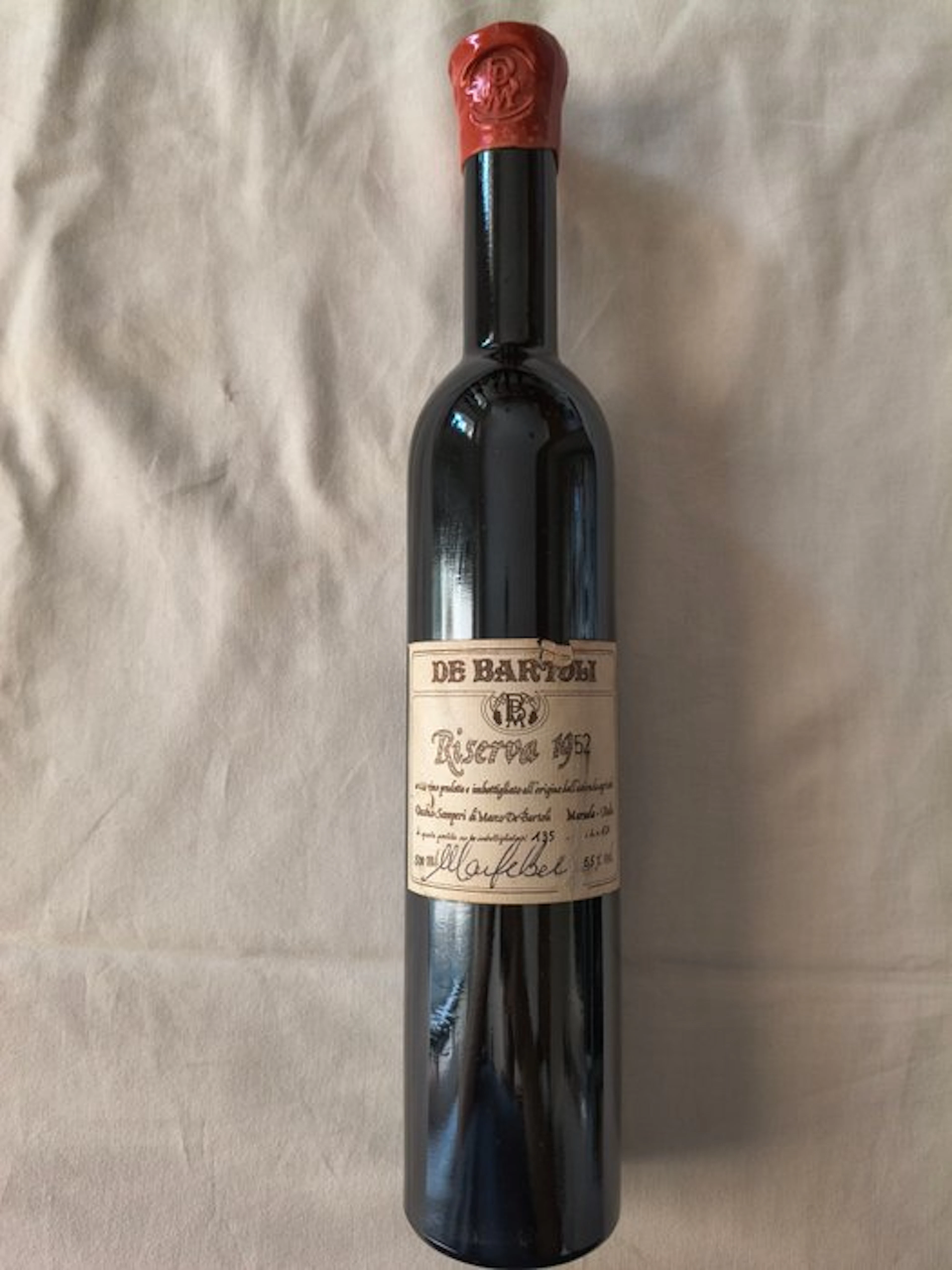 1952 Marco De Bartoli Marsala Vecchio Samperi Storica n