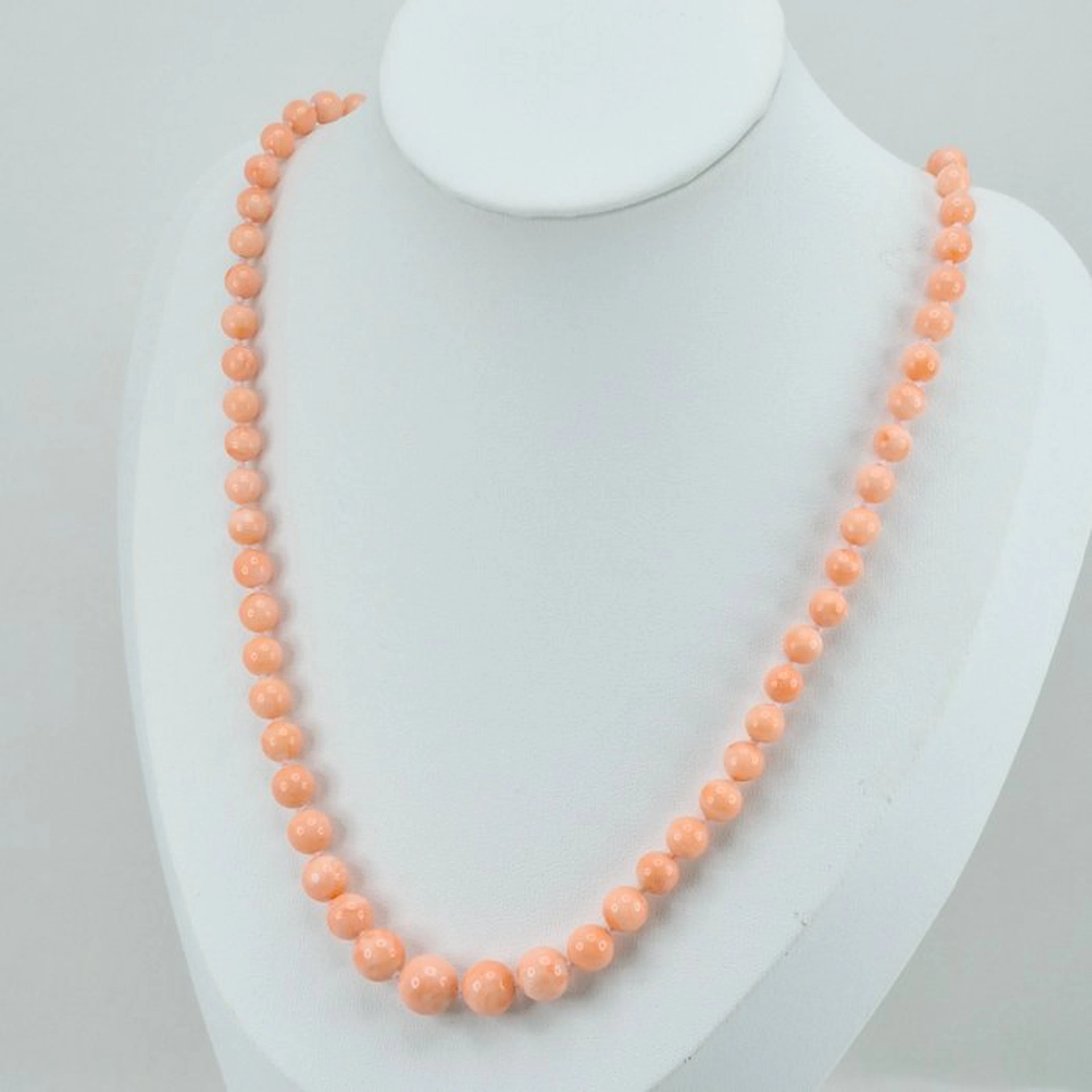 Coral - Silver, Gold-plated, No Reserve - Necklace - PINK CORAL