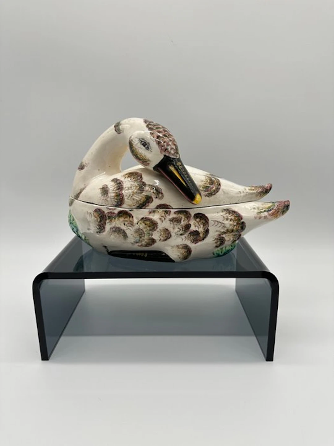 Giovanni Battista Antonibon - Tureen - Ceramic, Glaze - Antique duck tureen