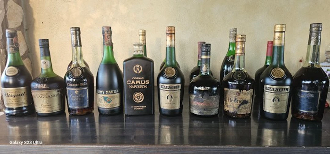 Cognac Collection - b. 1980s - 70cl - 17 bottles