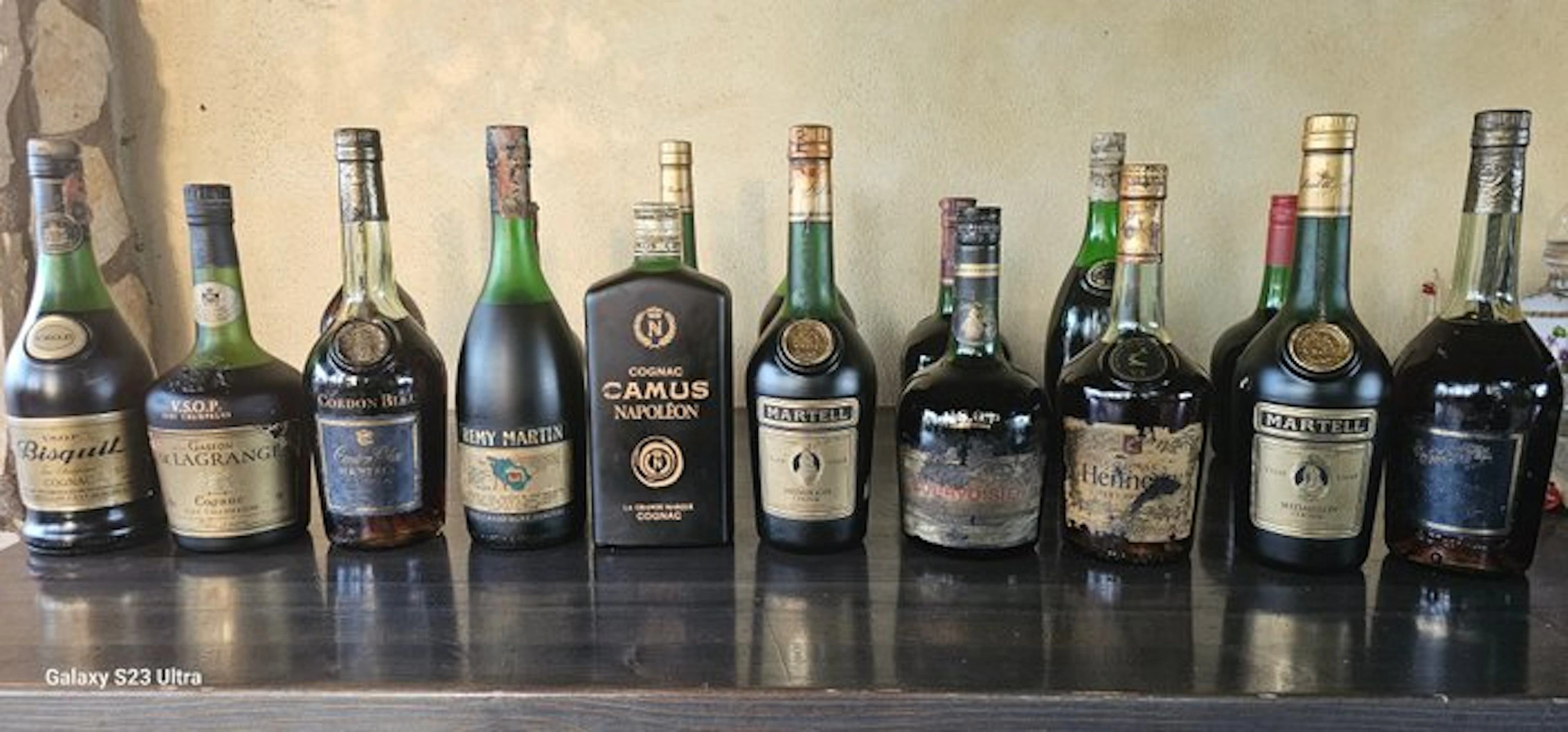 Cognac Collection - b. 1980s - 70cl - 17 bottles