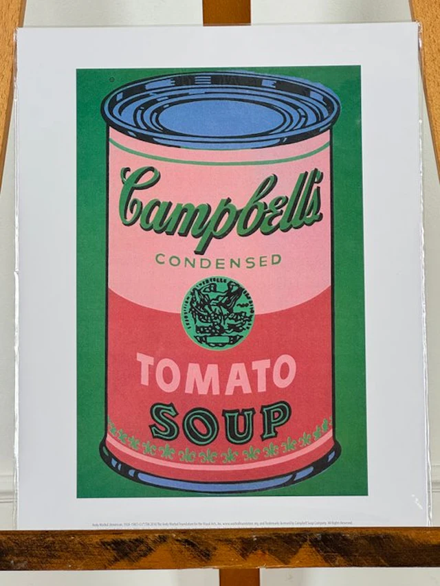 Andy Warhol - Campbell’s Soup (Tomato) - COA King & McGaw...