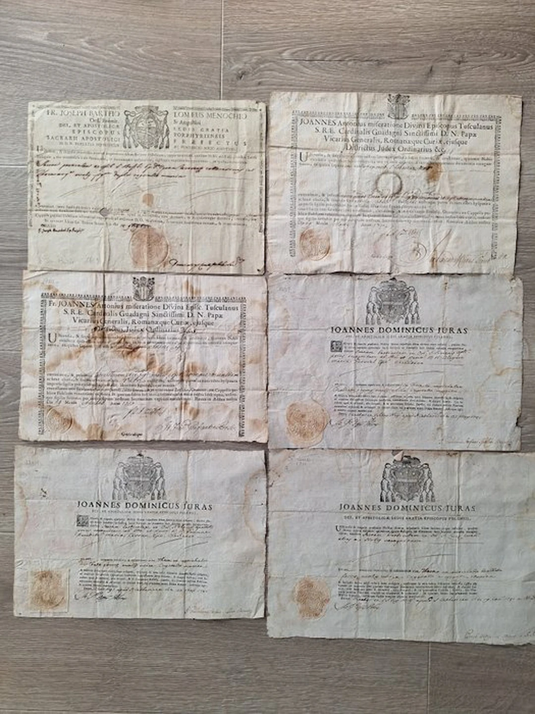 Document - ARMENIAN HERITAGE - 6x Rare Relic Documents /...