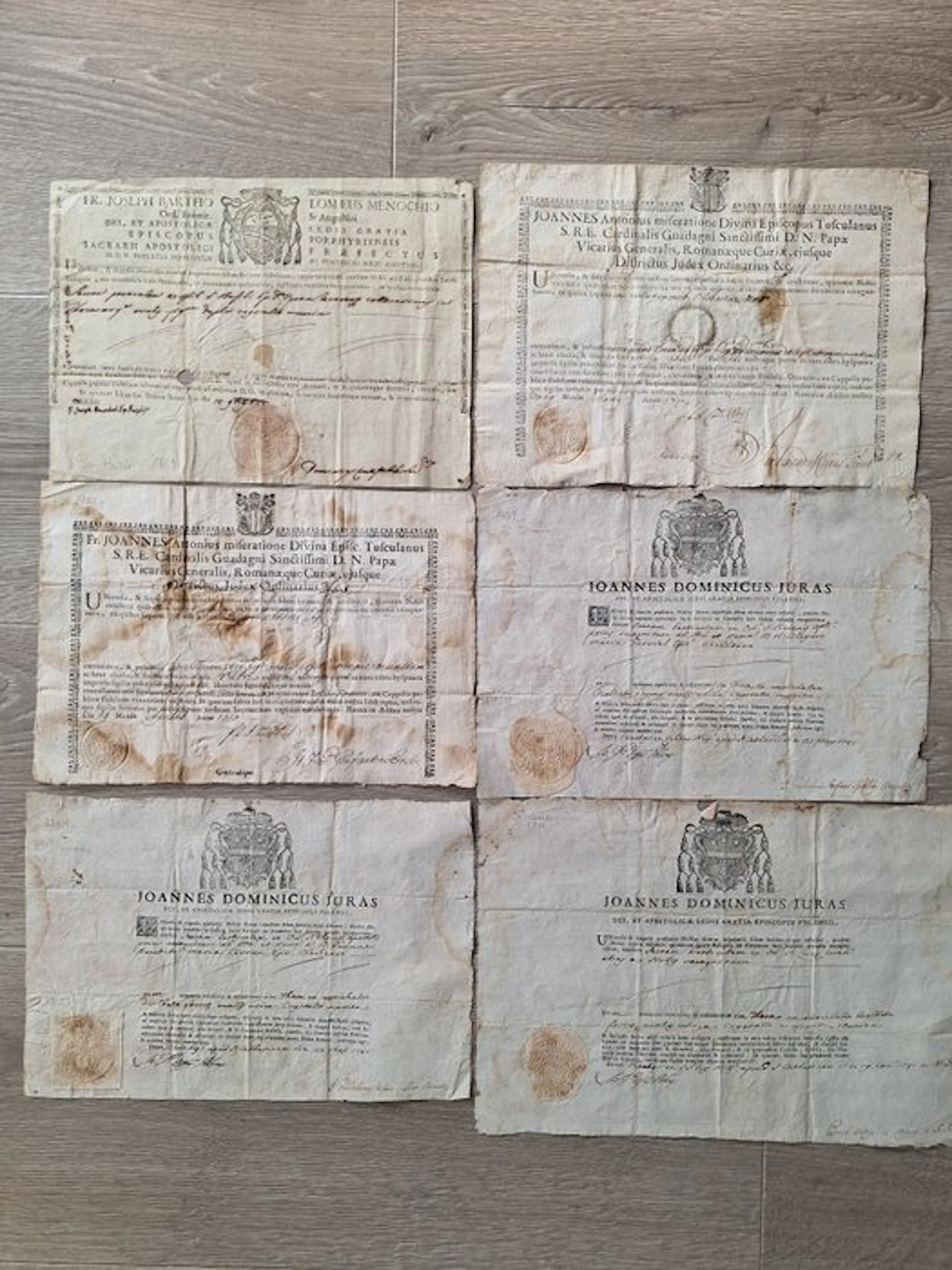 Document - ARMENIAN HERITAGE - 6x Rare Relic Documents /...