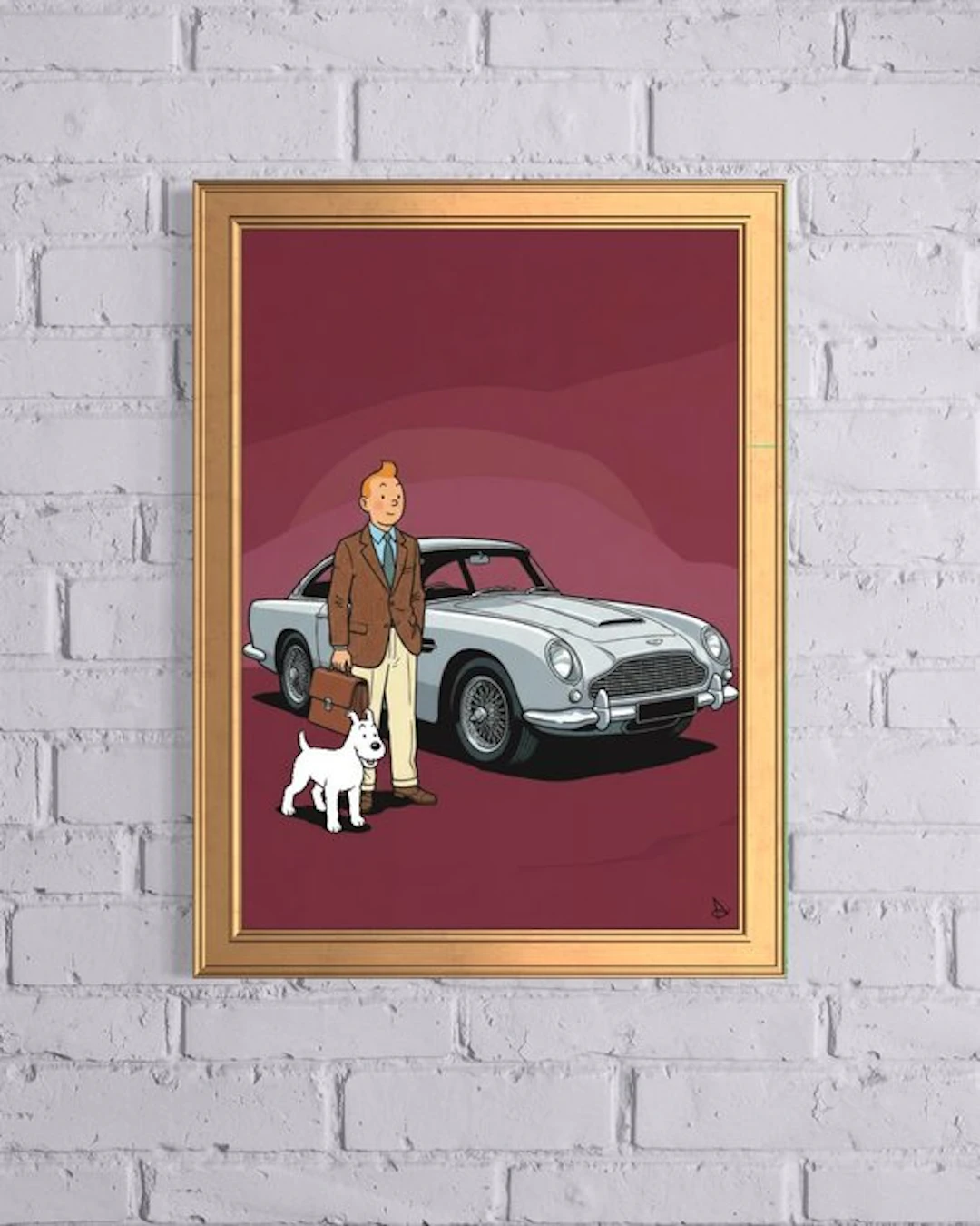 ANDSAL - TINTIN'S Road Adventures Aston Martin DB5