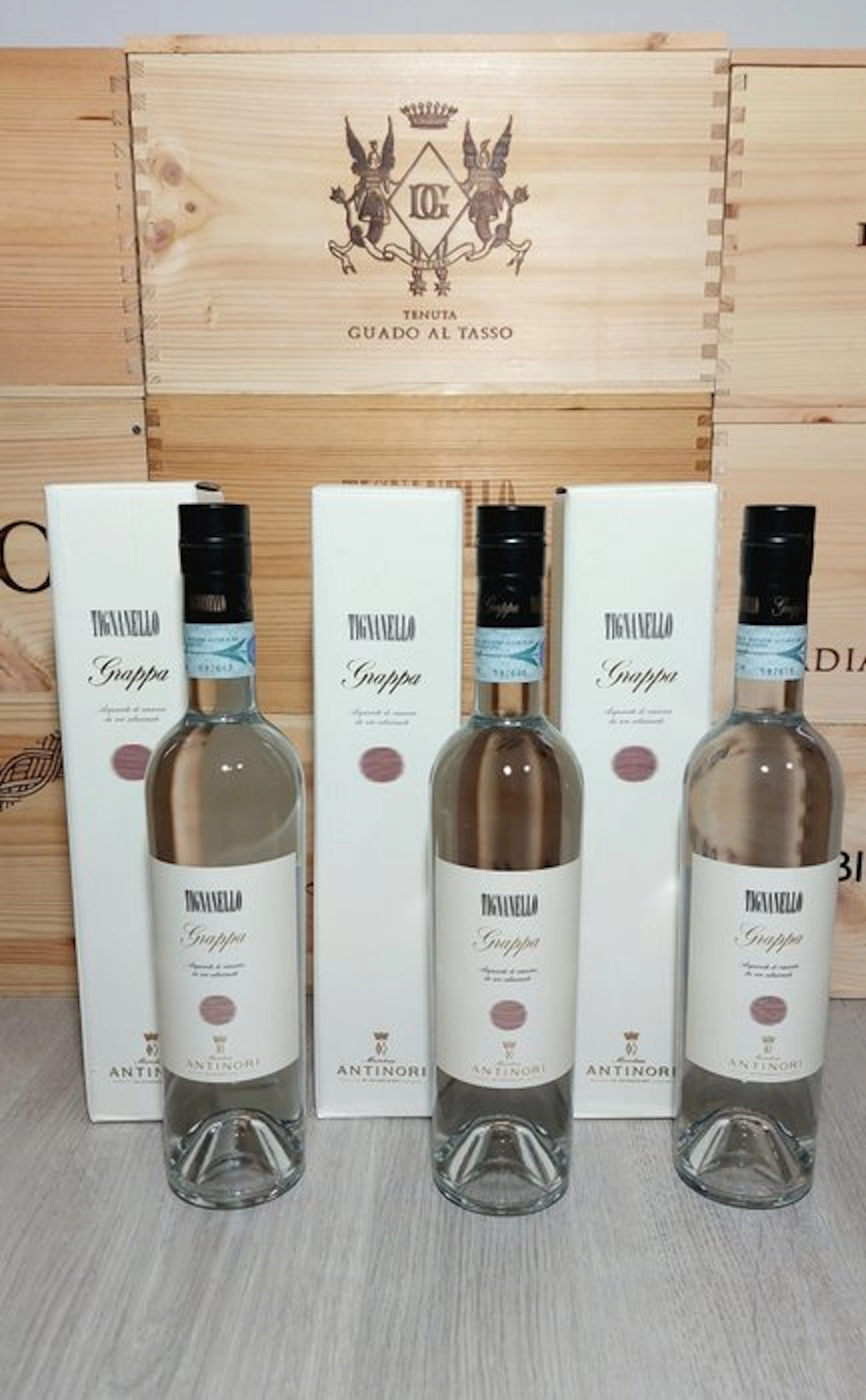 Tignanello Marchesi Antinori - Grappa - b. 2026 - 500ml - 3 bottles